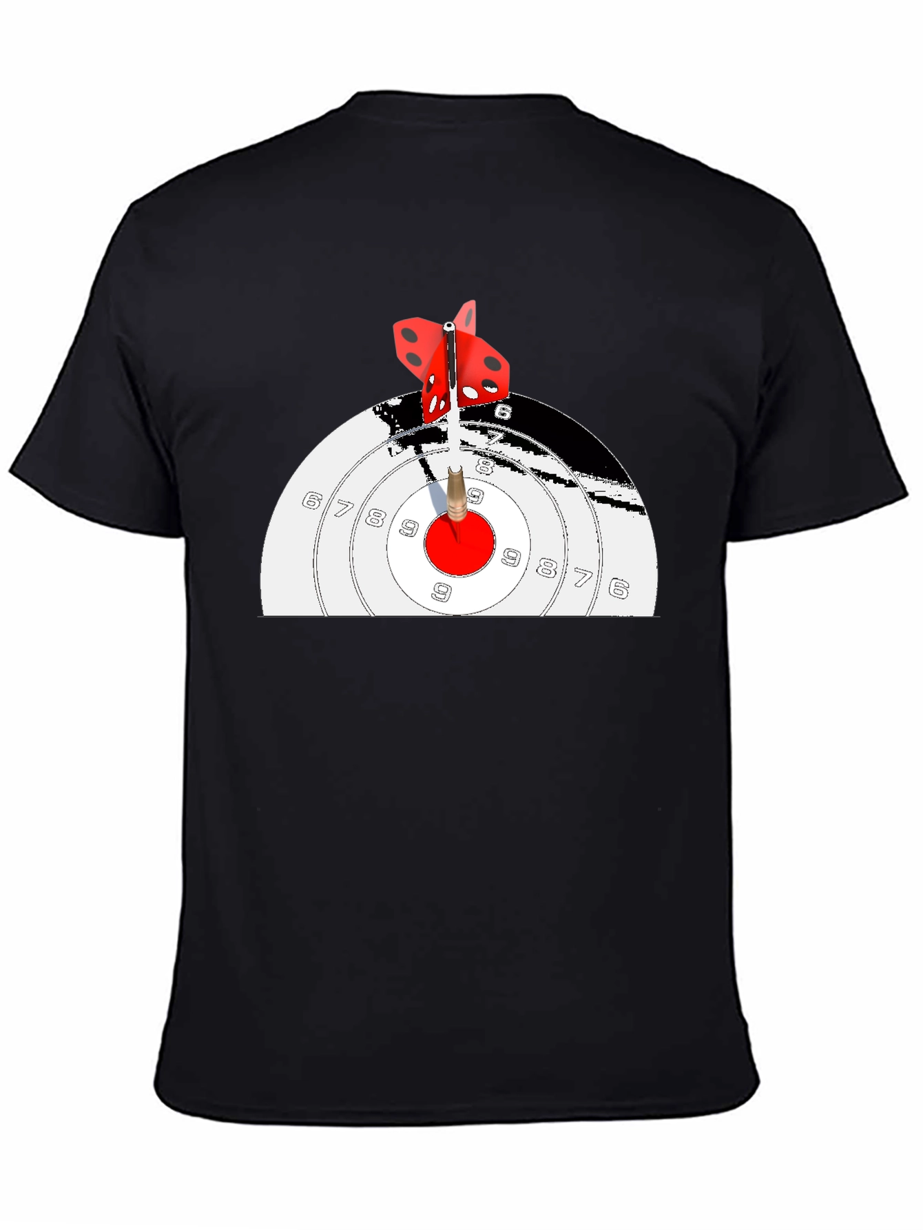 Dartboard T-Shirt - Bullseye Graphic Tee