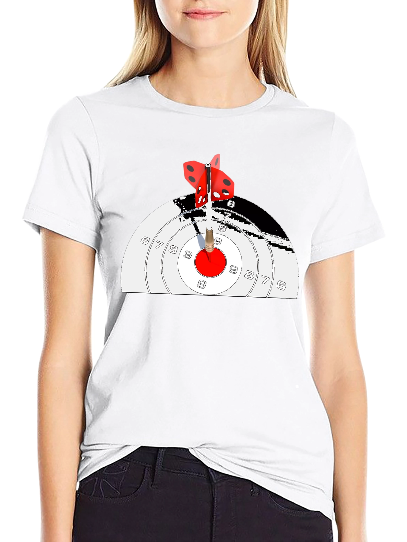 Dartboard T-Shirt - Bullseye Graphic Tee