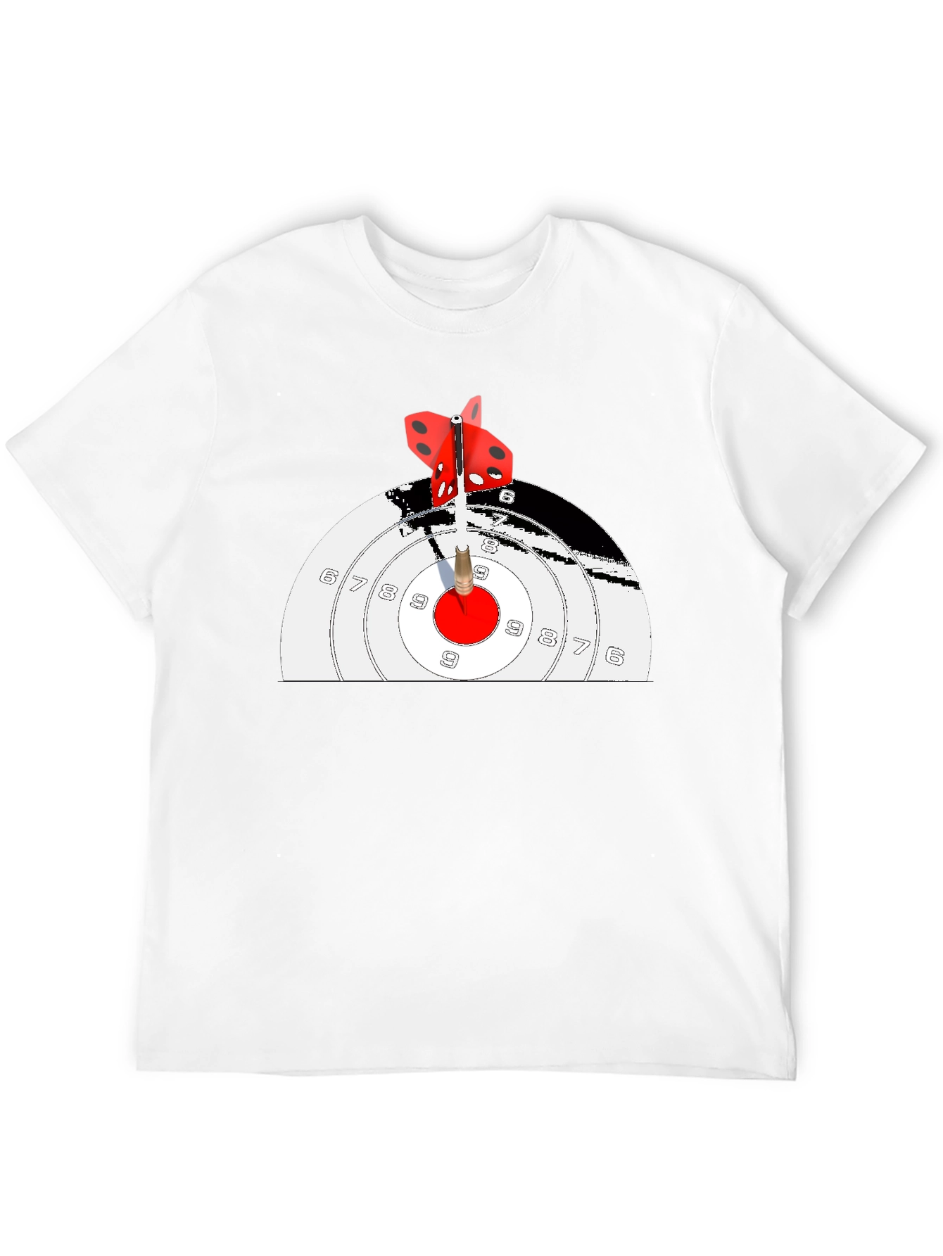 Dartboard T-Shirt - Bullseye Graphic Tee