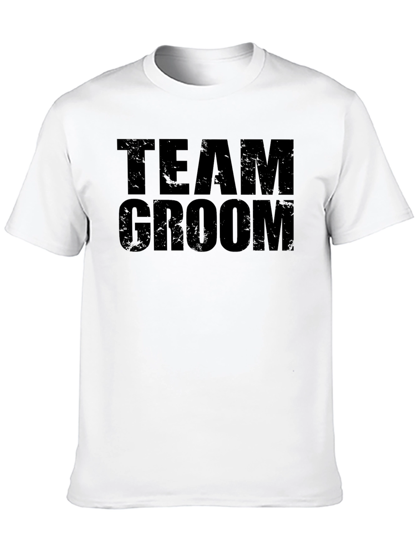 Team Groom Black T-Shirt