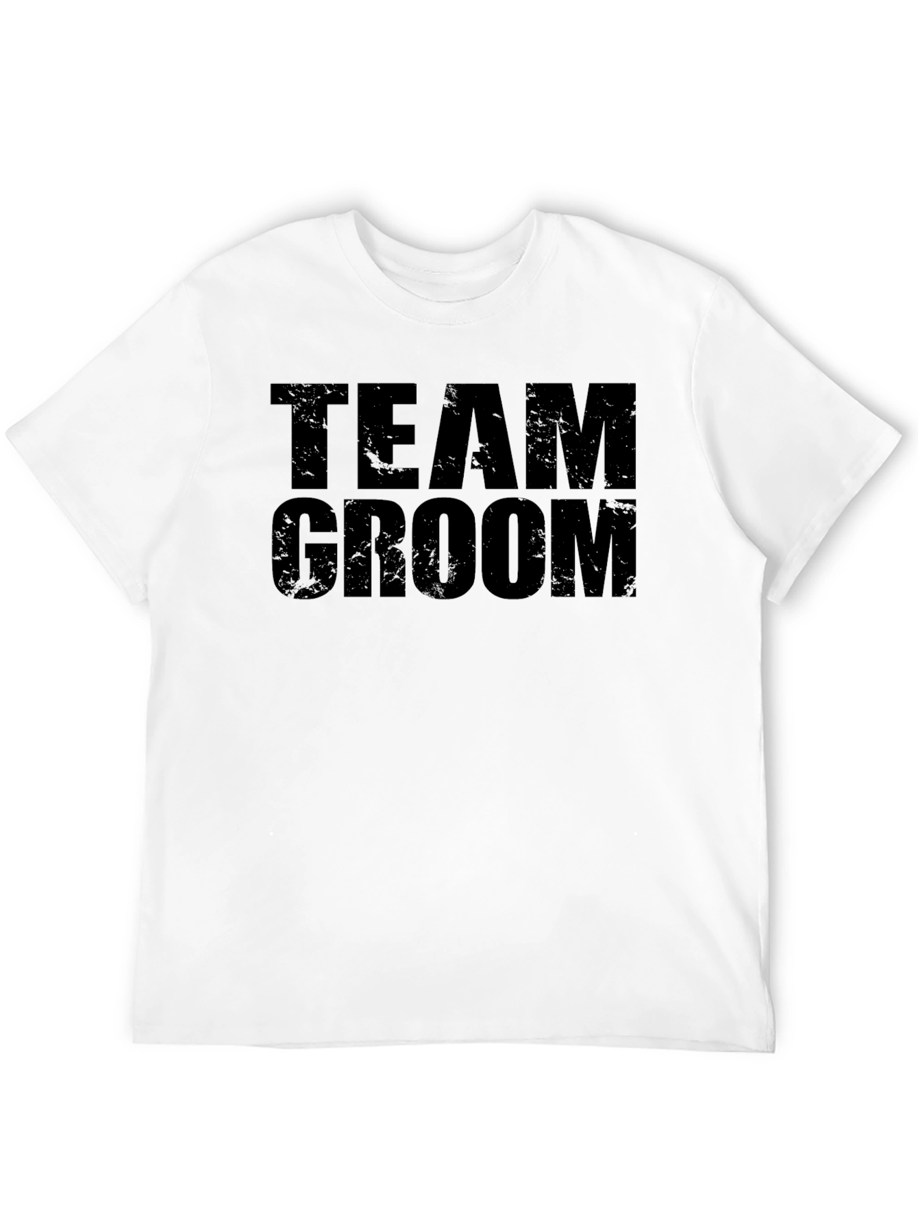 Team Groom Black T-Shirt