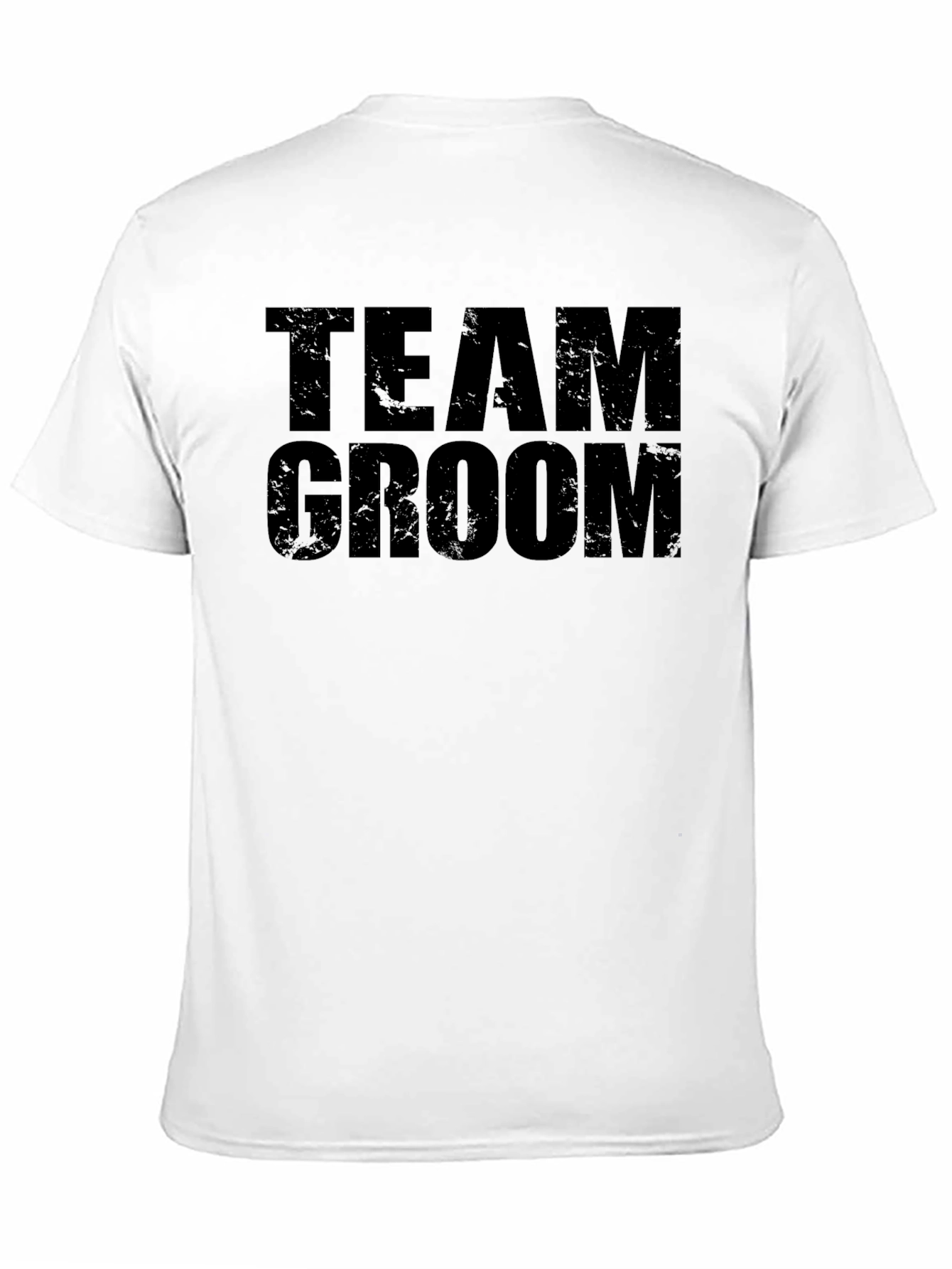Team Groom Black T-Shirt
