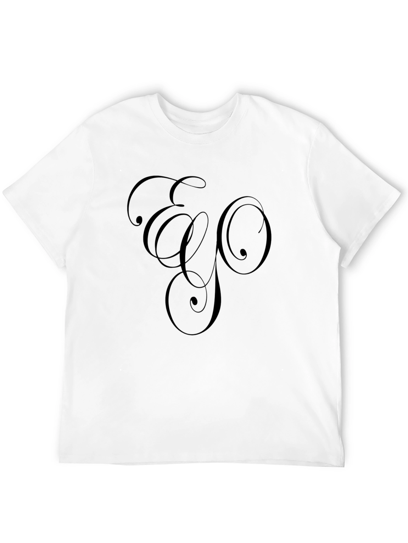 Elegant Black Graphic Tee - Modern Style