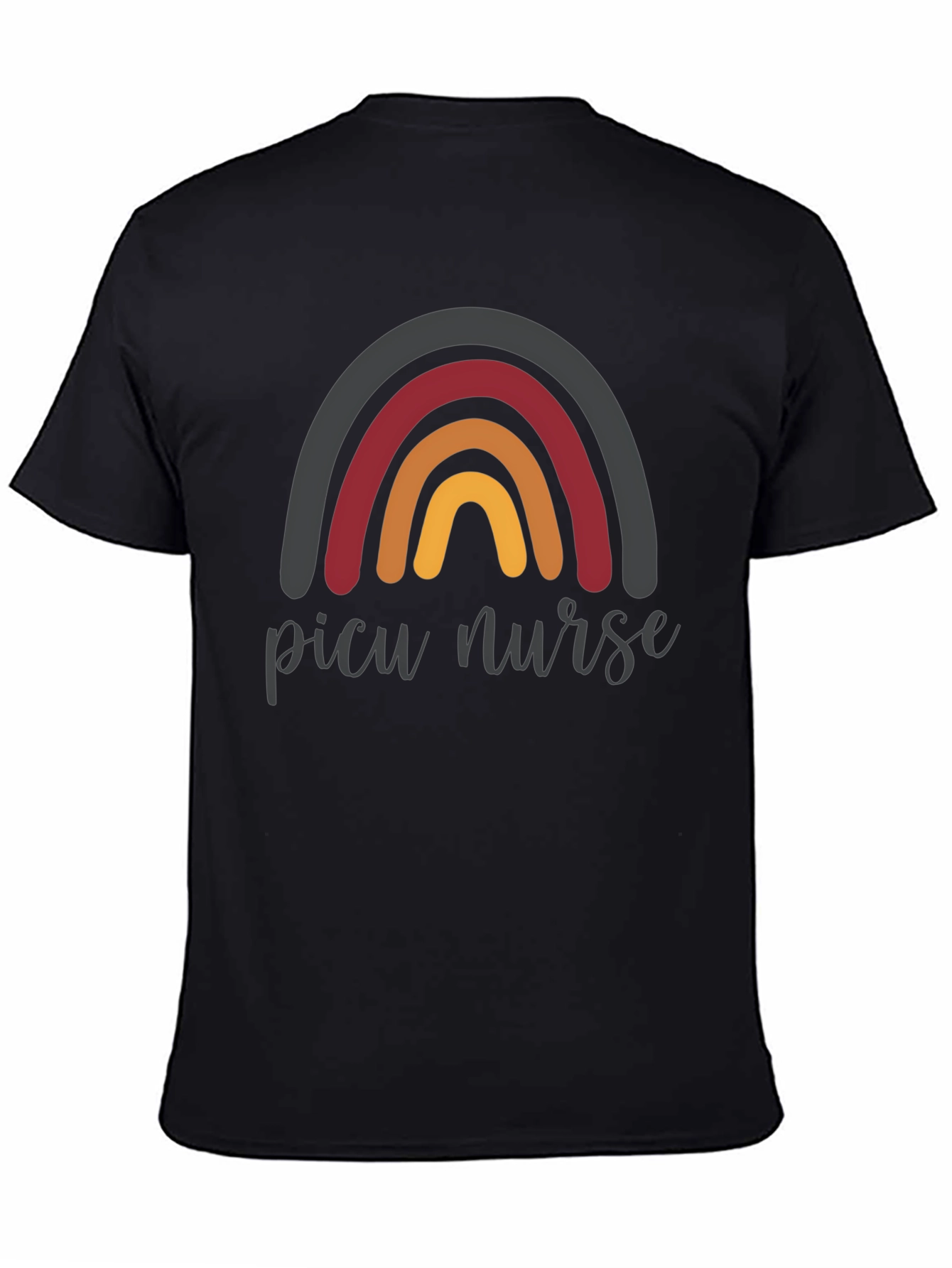 PICU Nurse Rainbow T-Shirt