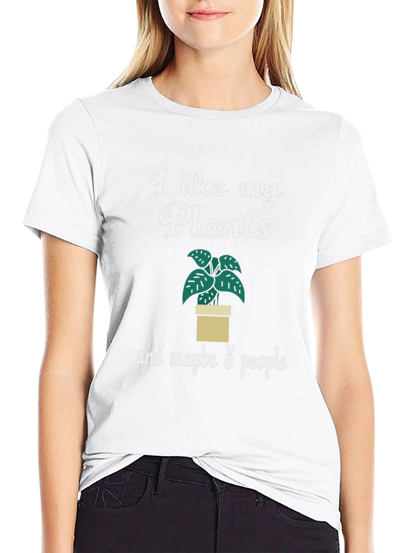 I Like My Plants and Maybe 3 People T-Shirt