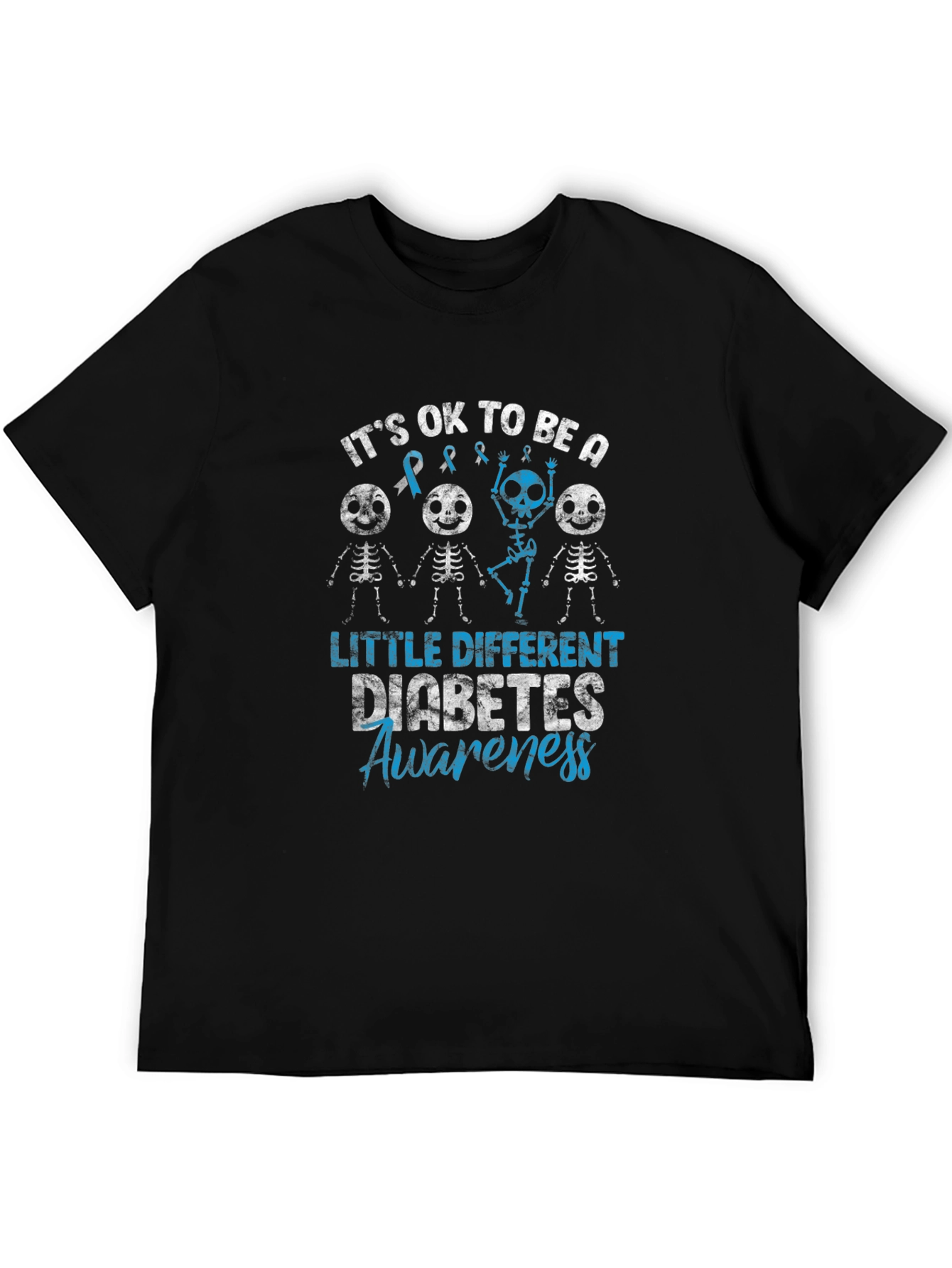 Diabetes Awareness Skeleton T-Shirt