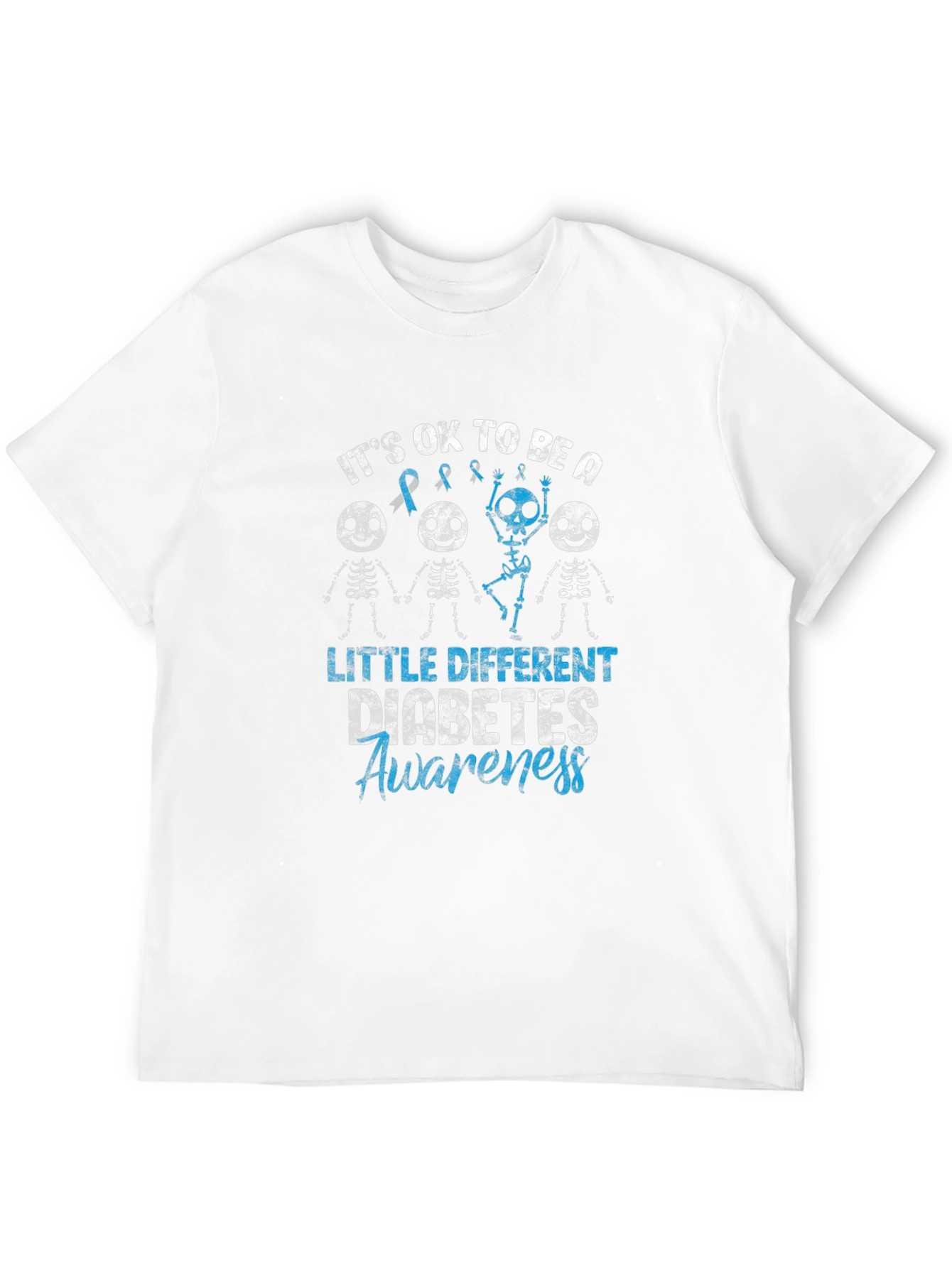 Diabetes Awareness Skeleton T-Shirt