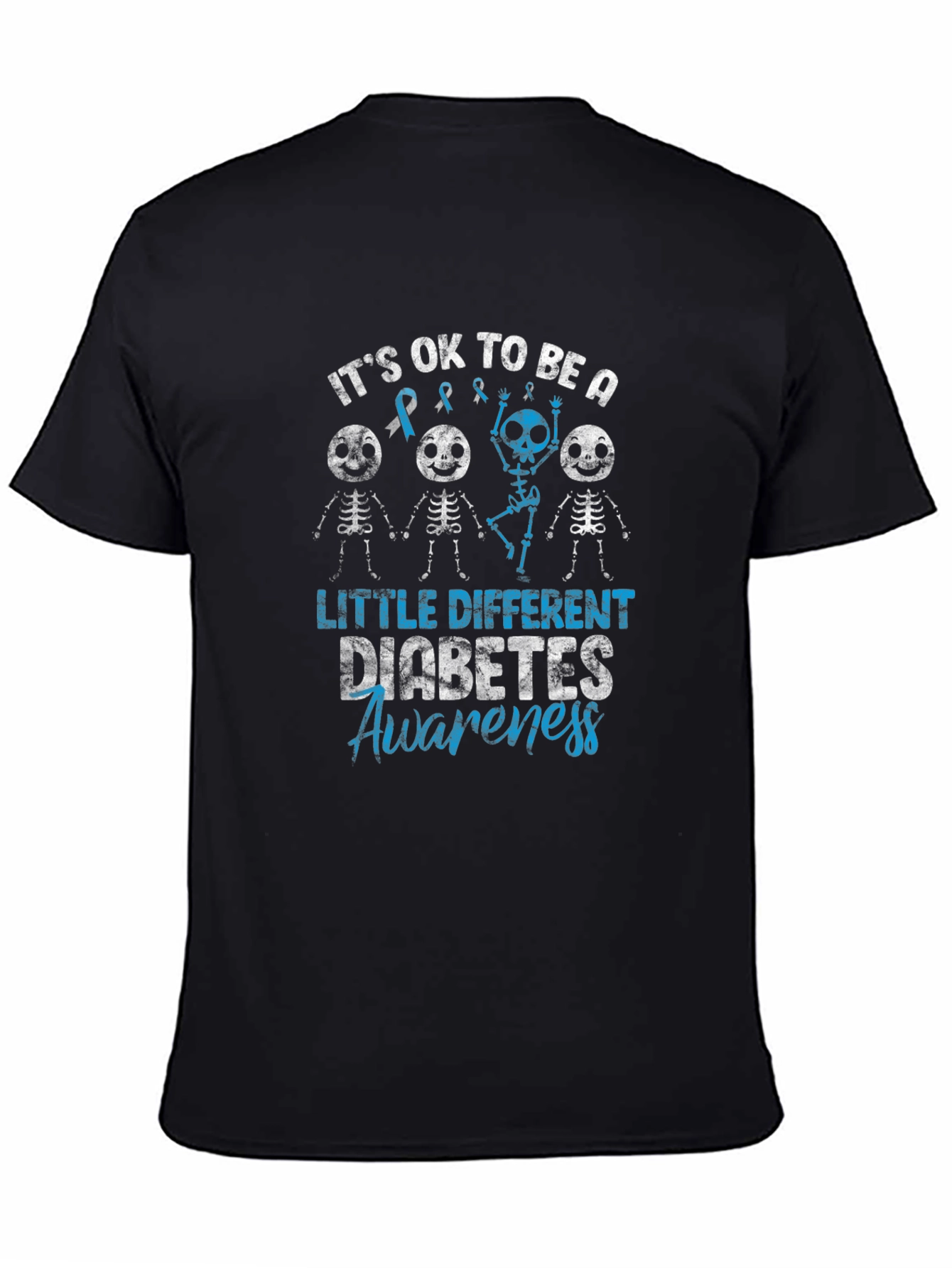 Diabetes Awareness Skeleton T-Shirt
