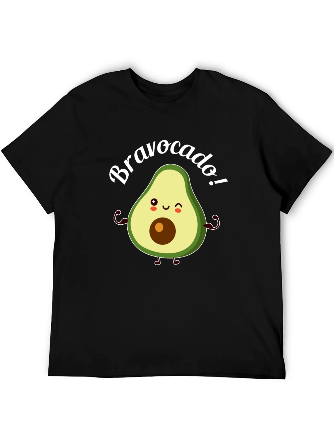 Bravo-cado! Funny Avocado Graphic T-Shirt