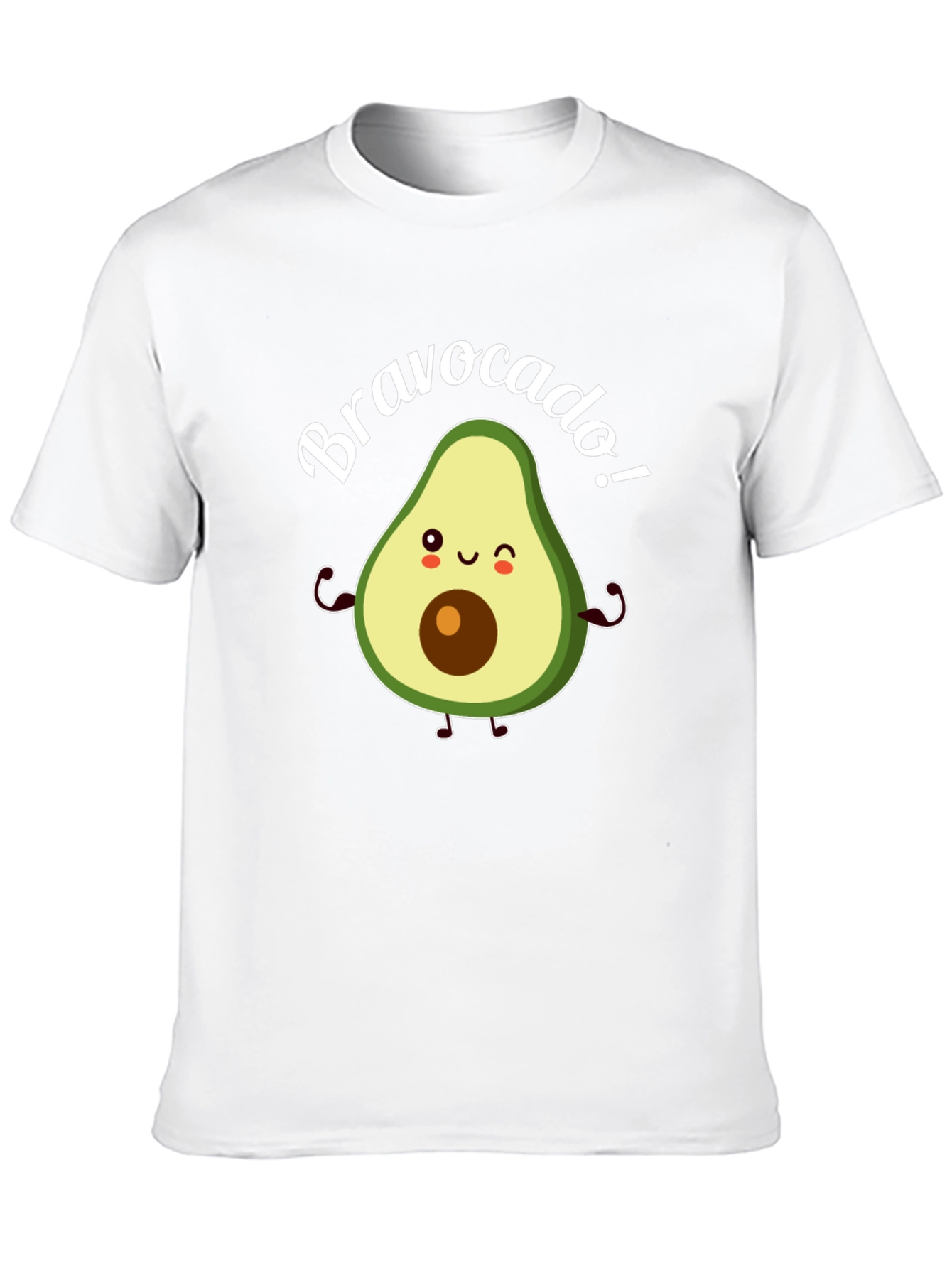 Bravo-cado! Funny Avocado Graphic T-Shirt