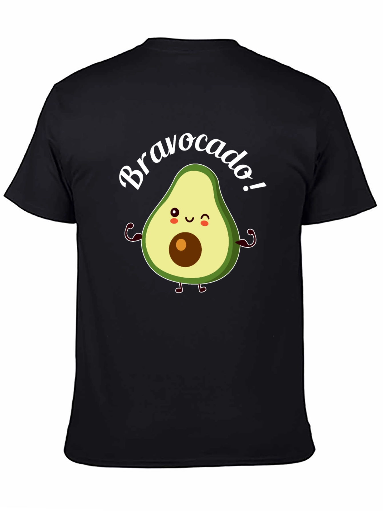 Bravo-cado! Funny Avocado Graphic T-Shirt