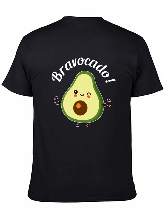 Bravo-cado! Funny Avocado Graphic T-Shirt