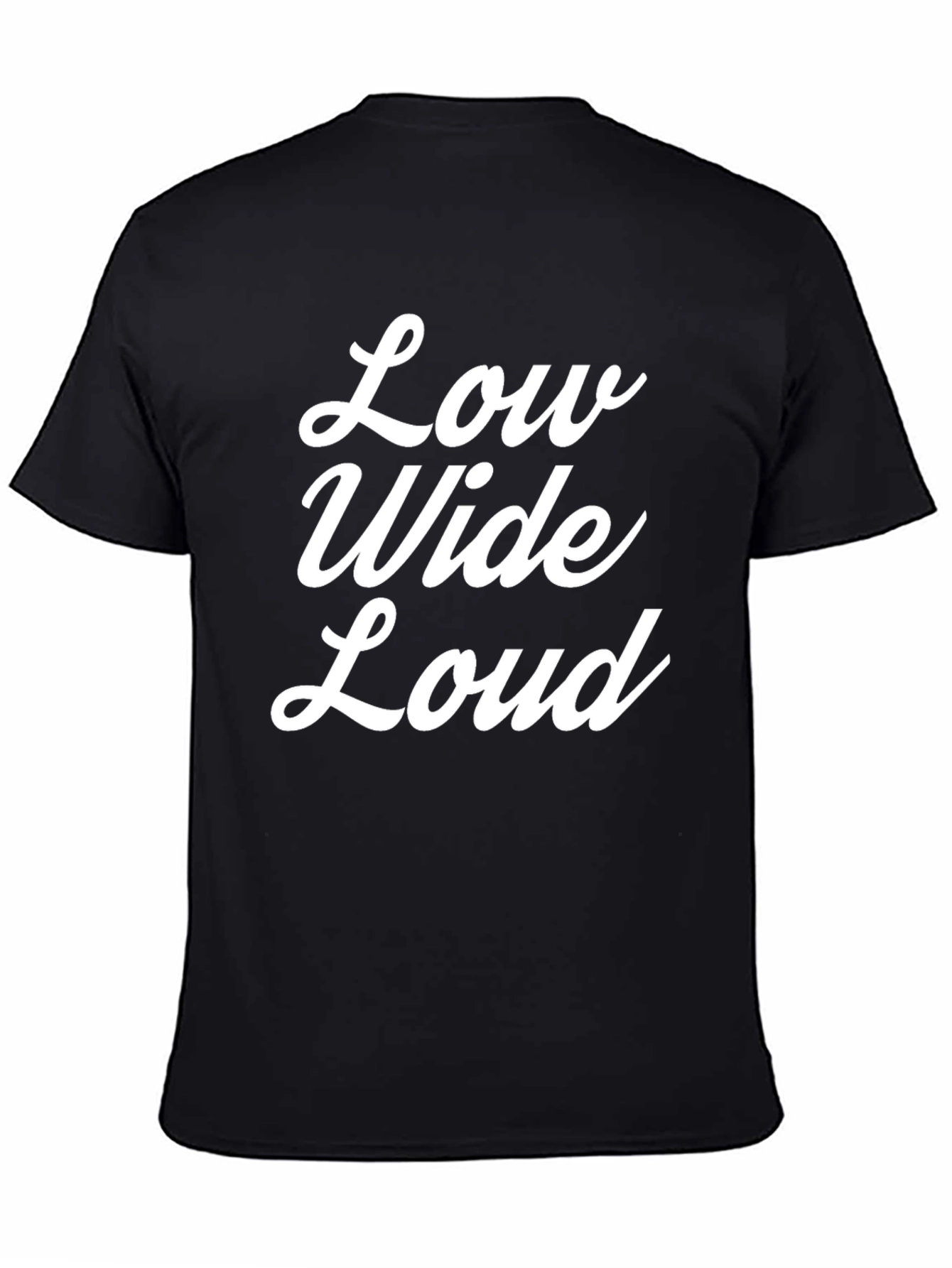 Low Wide Loud Graphic Tee - Classic Black T-Shirt