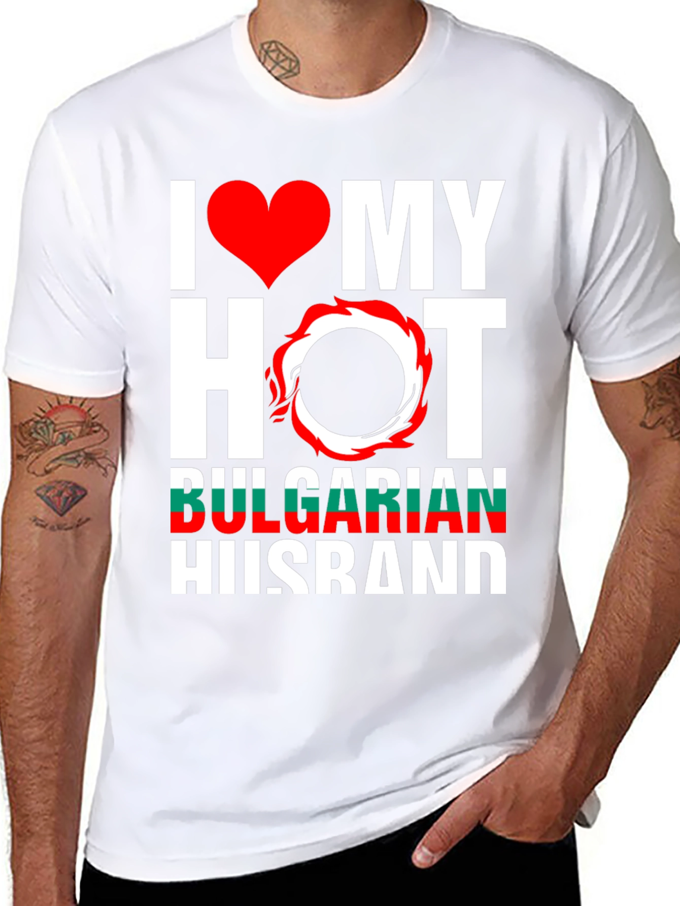 I Love My Hot Bulgarian Husband T-Shirt