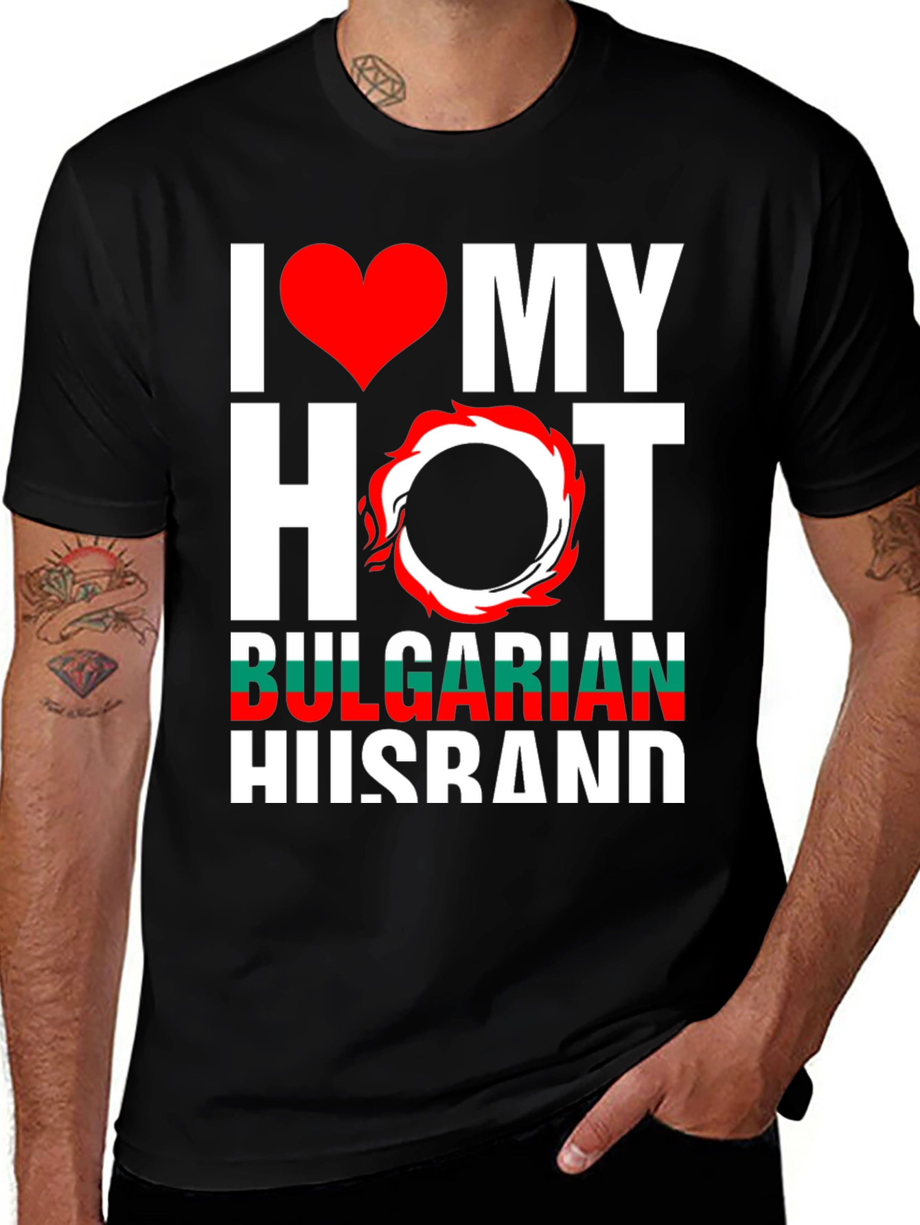 I Love My Hot Bulgarian Husband T-Shirt