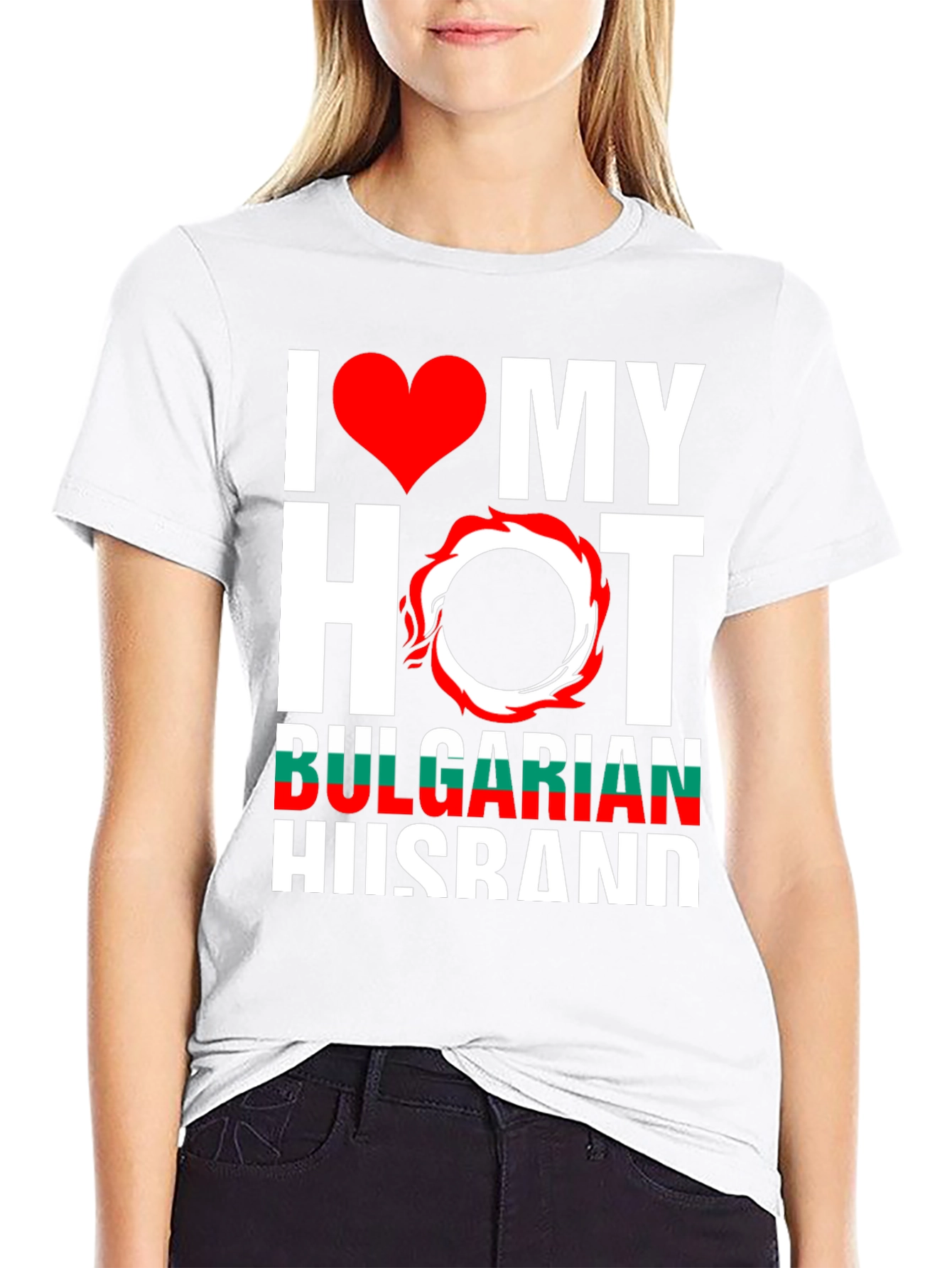 I Love My Hot Bulgarian Husband T-Shirt