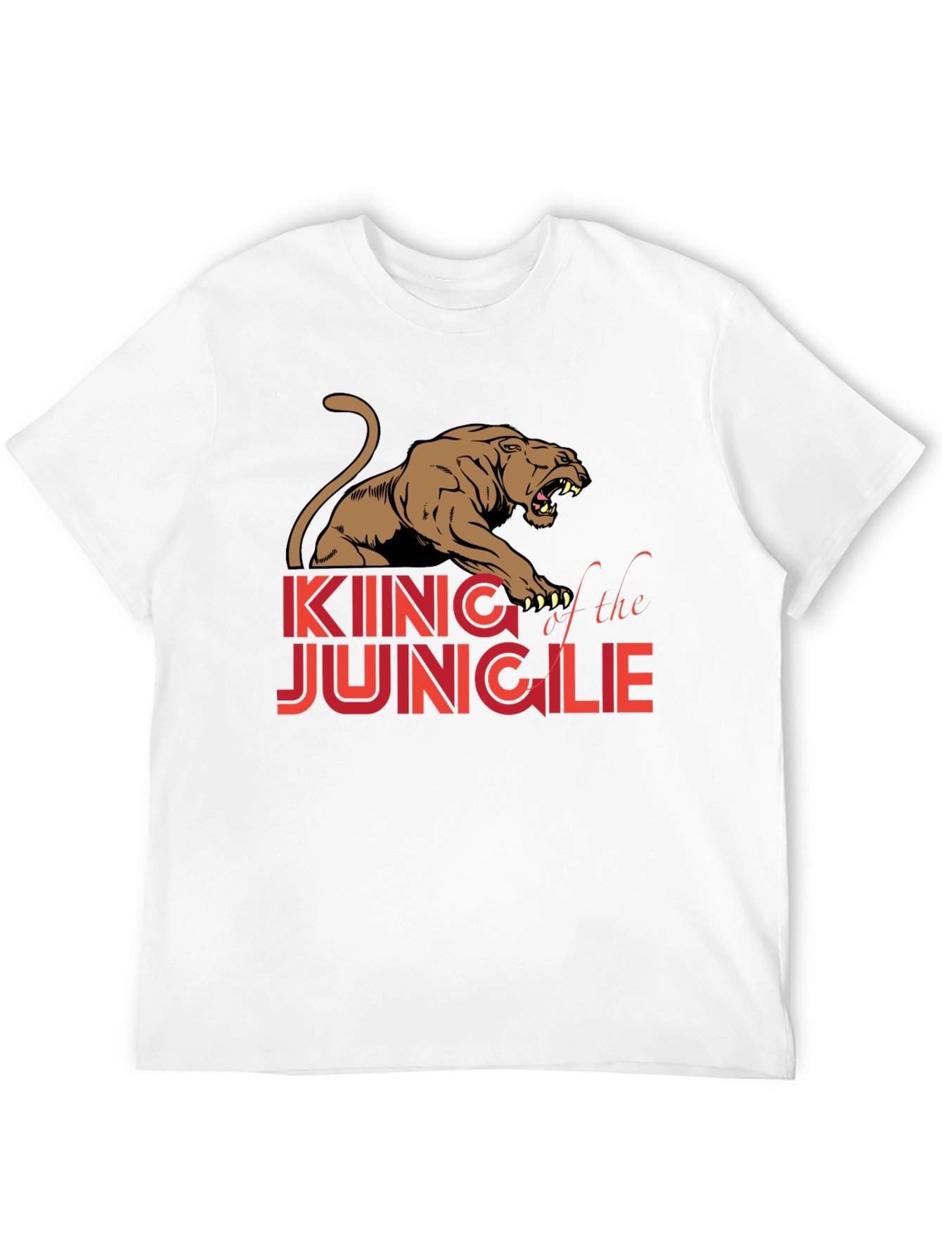 King of the Jungle Graphic Tee - Black