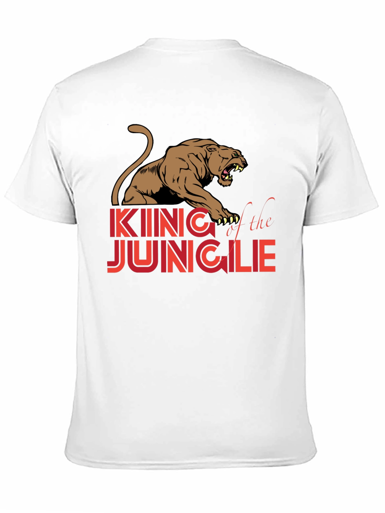King of the Jungle Graphic Tee - Black