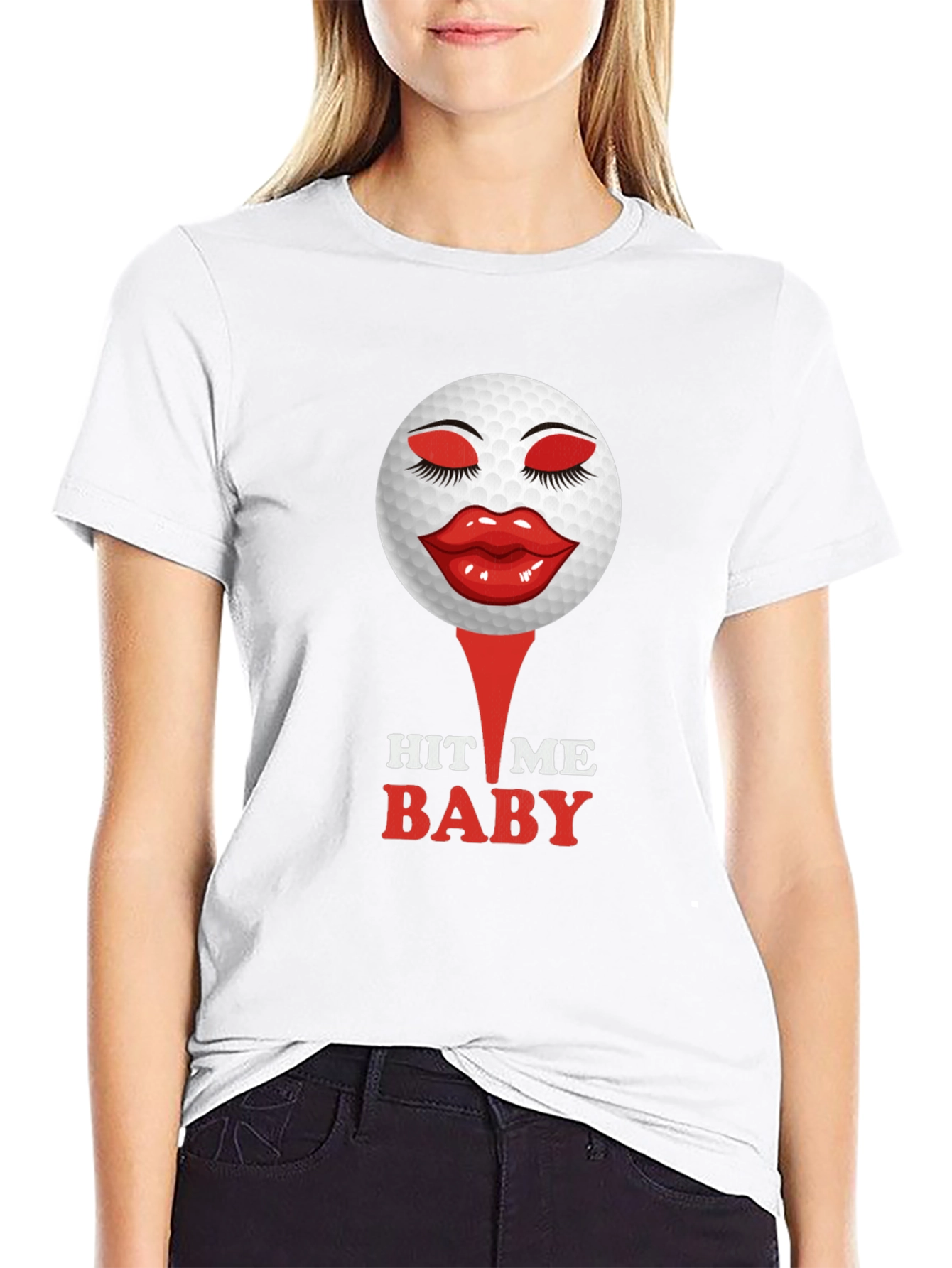 Hit Me Baby Golf Ball Tee