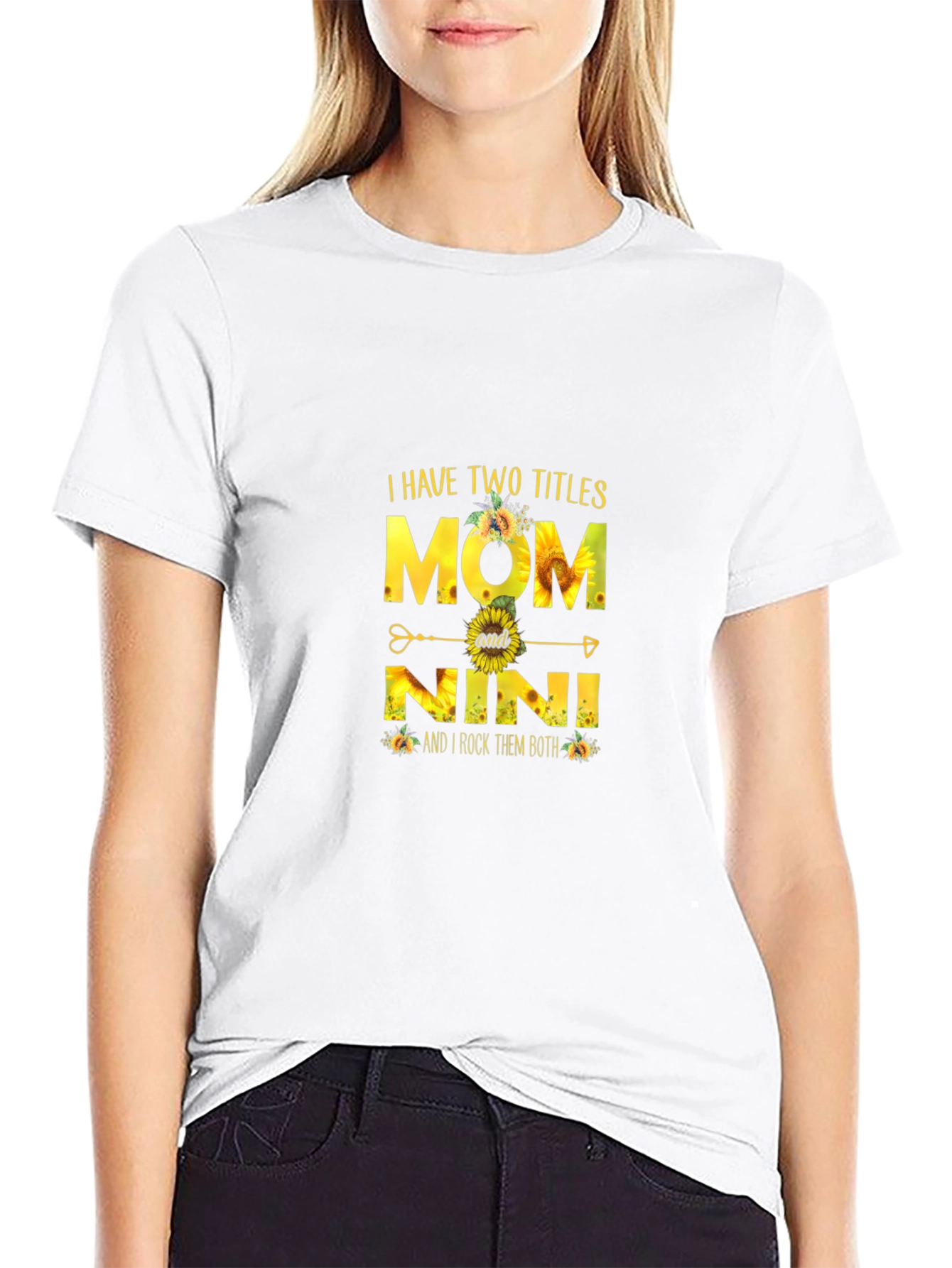 Mom and Nini Sunflower Graphic Tee