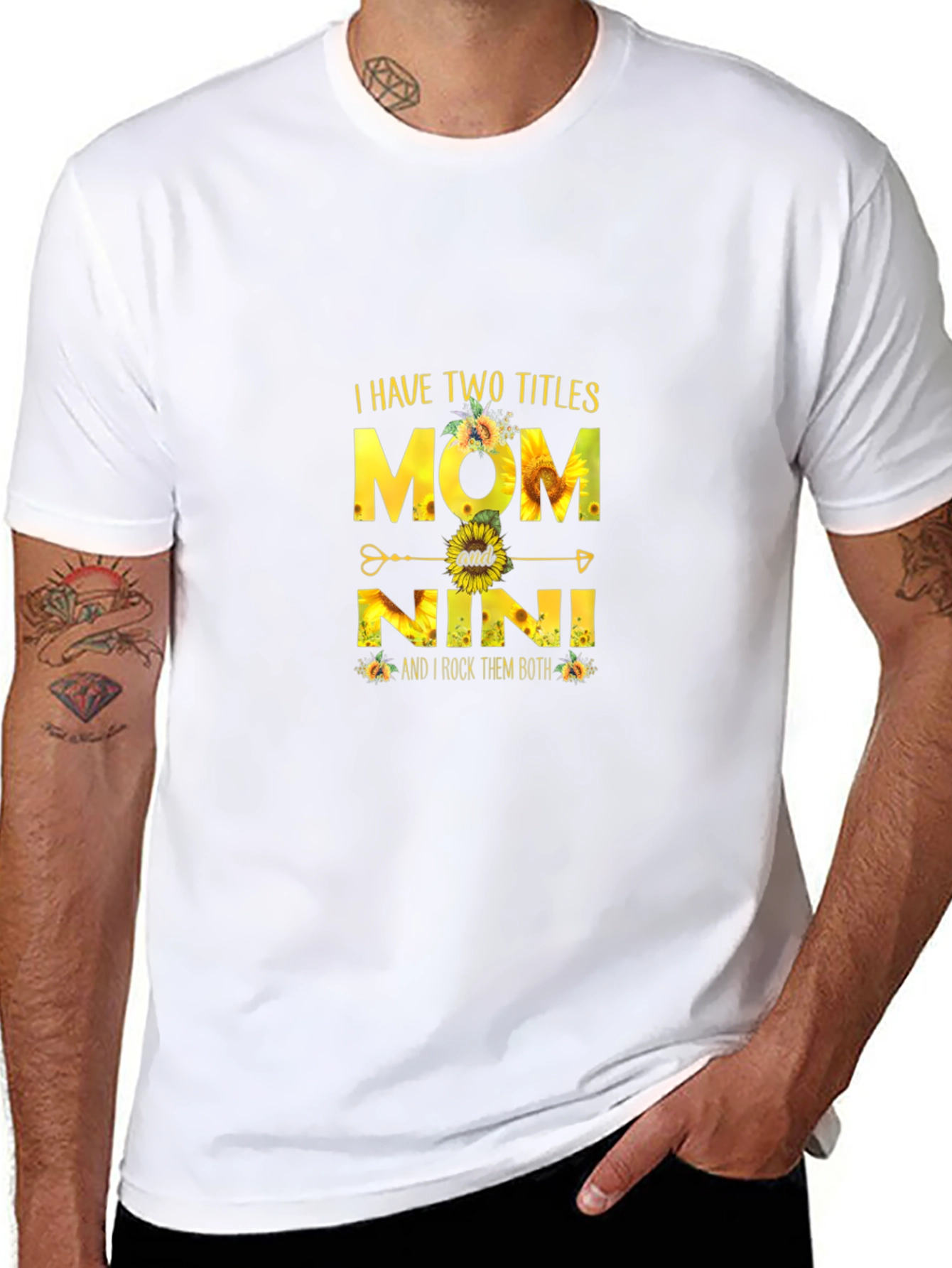 Mom and Nini Sunflower Graphic Tee