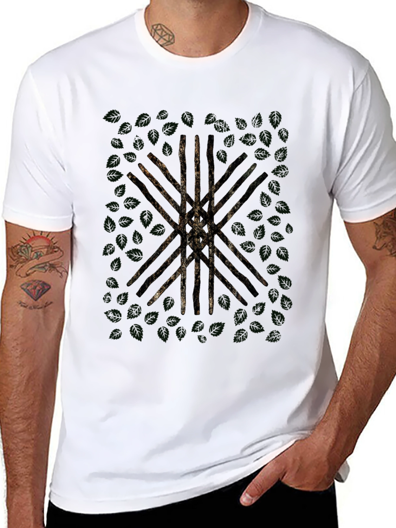 Graphic Print Black Casual T-Shirt