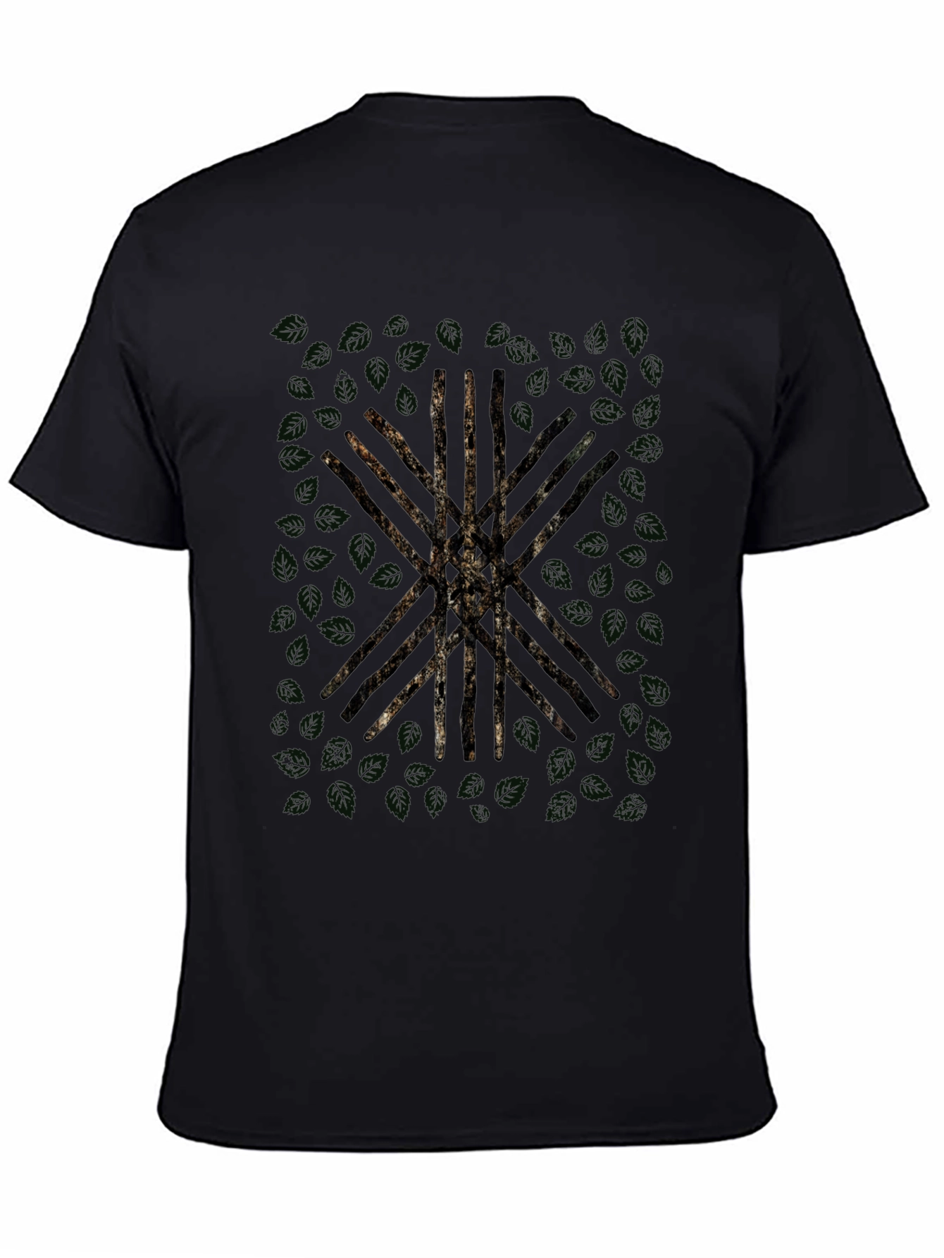 Graphic Print Black Casual T-Shirt