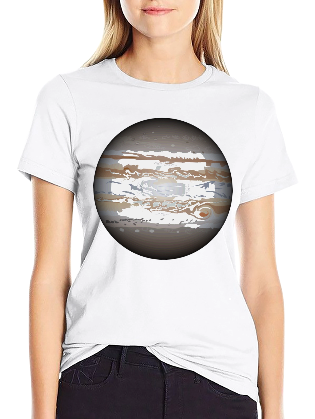 Jupiter Planet Graphic Tee - Unique Space Design T-Shirt