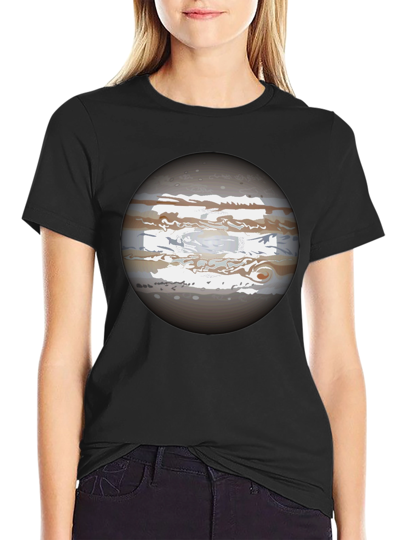 Jupiter Planet Graphic Tee - Unique Space Design T-Shirt