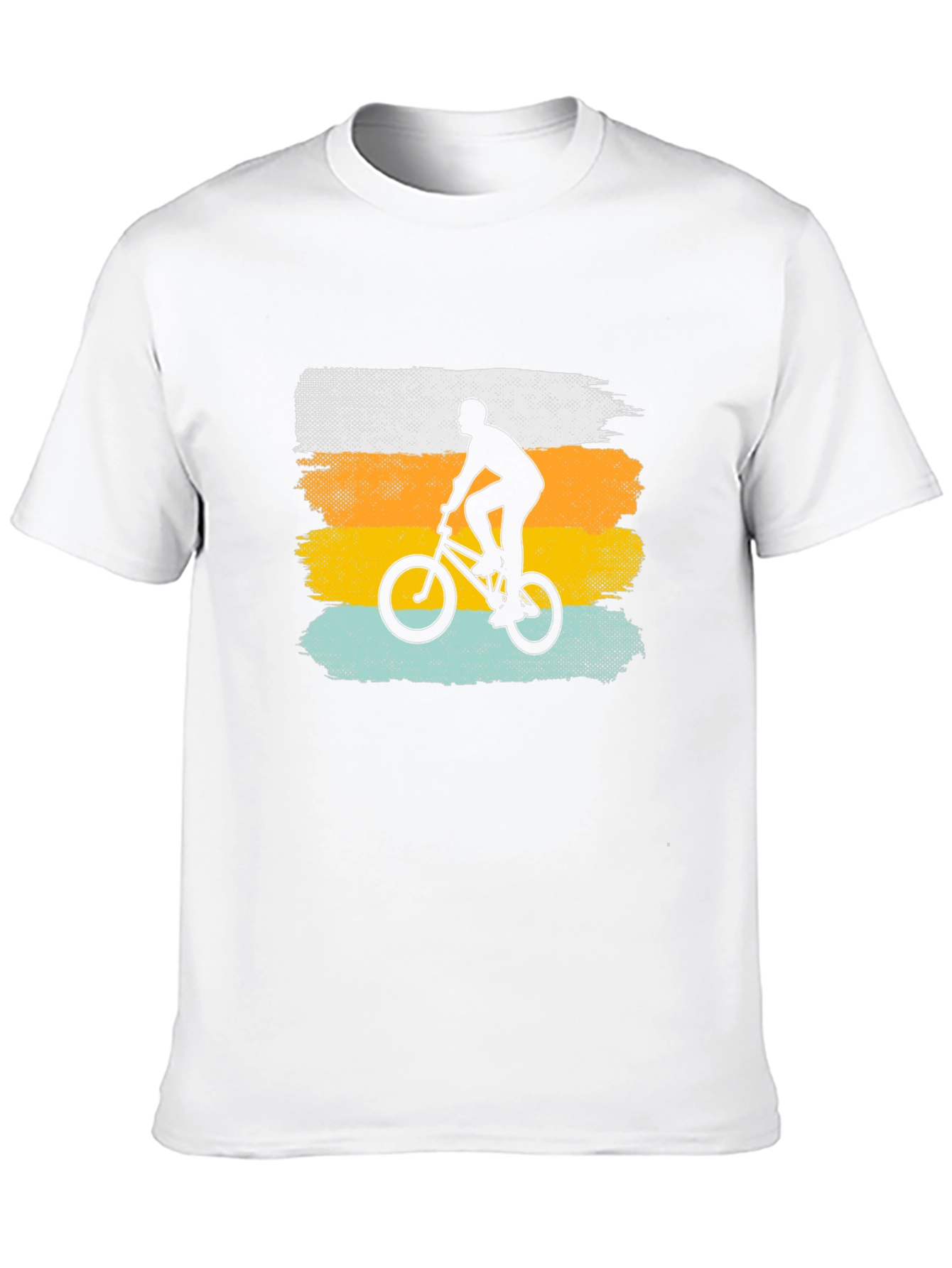 BMX Rider Graphic Tee - Black Cotton T-Shirt