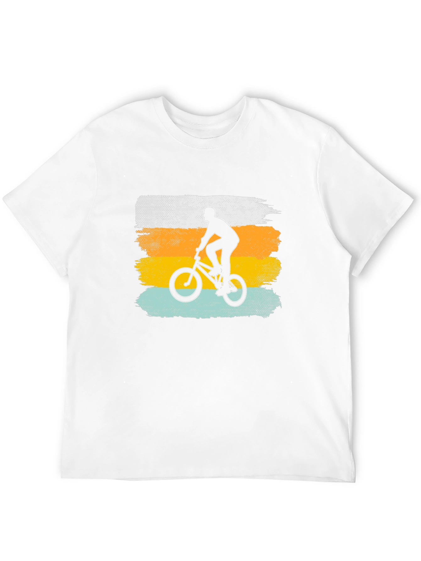 BMX Rider Graphic Tee - Black Cotton T-Shirt