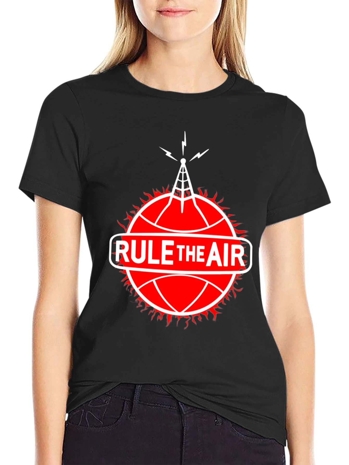 Rule the Air T-Shirt - Radio Tower Graphic Tee