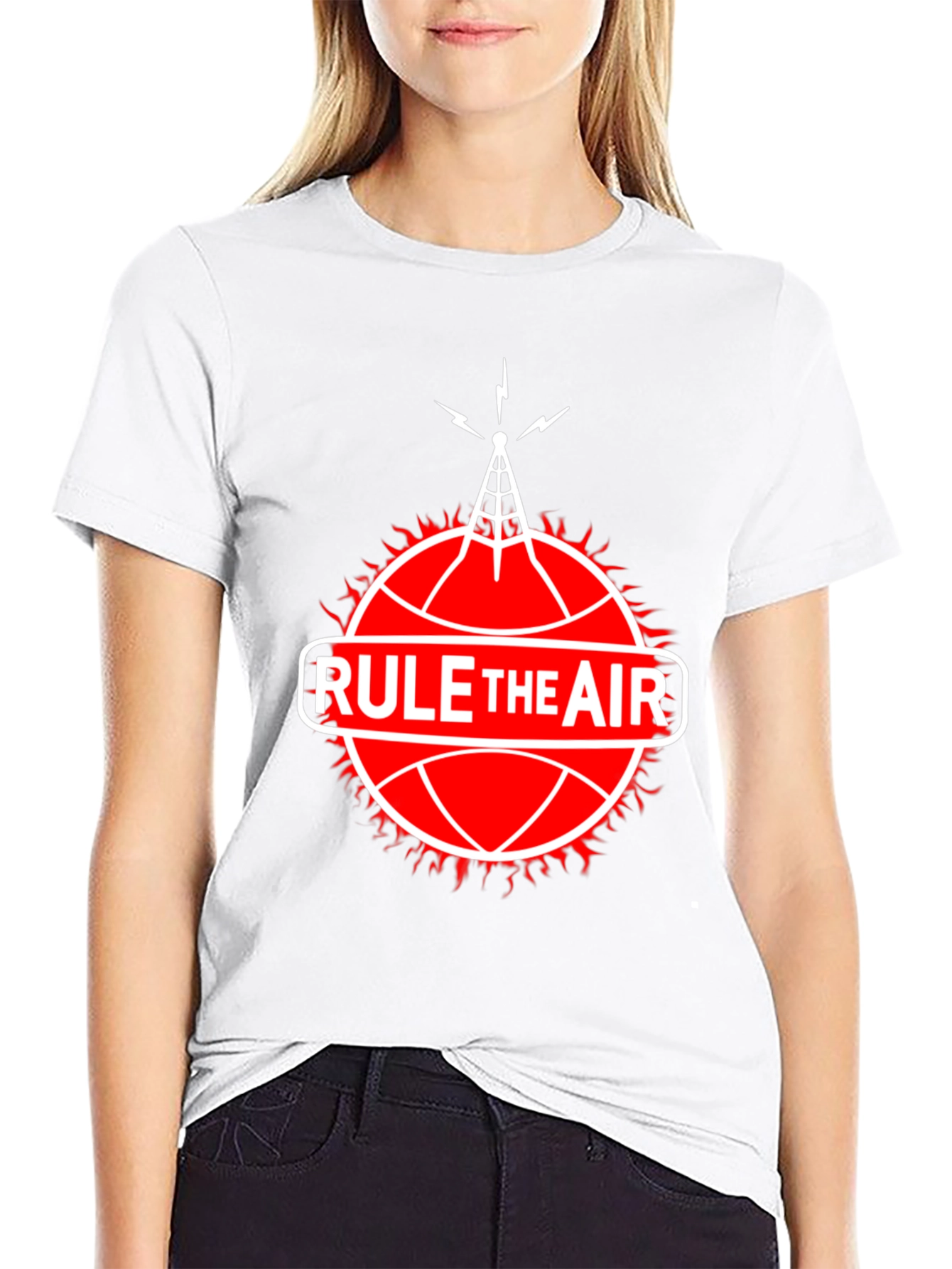 Rule the Air T-Shirt - Radio Tower Graphic Tee