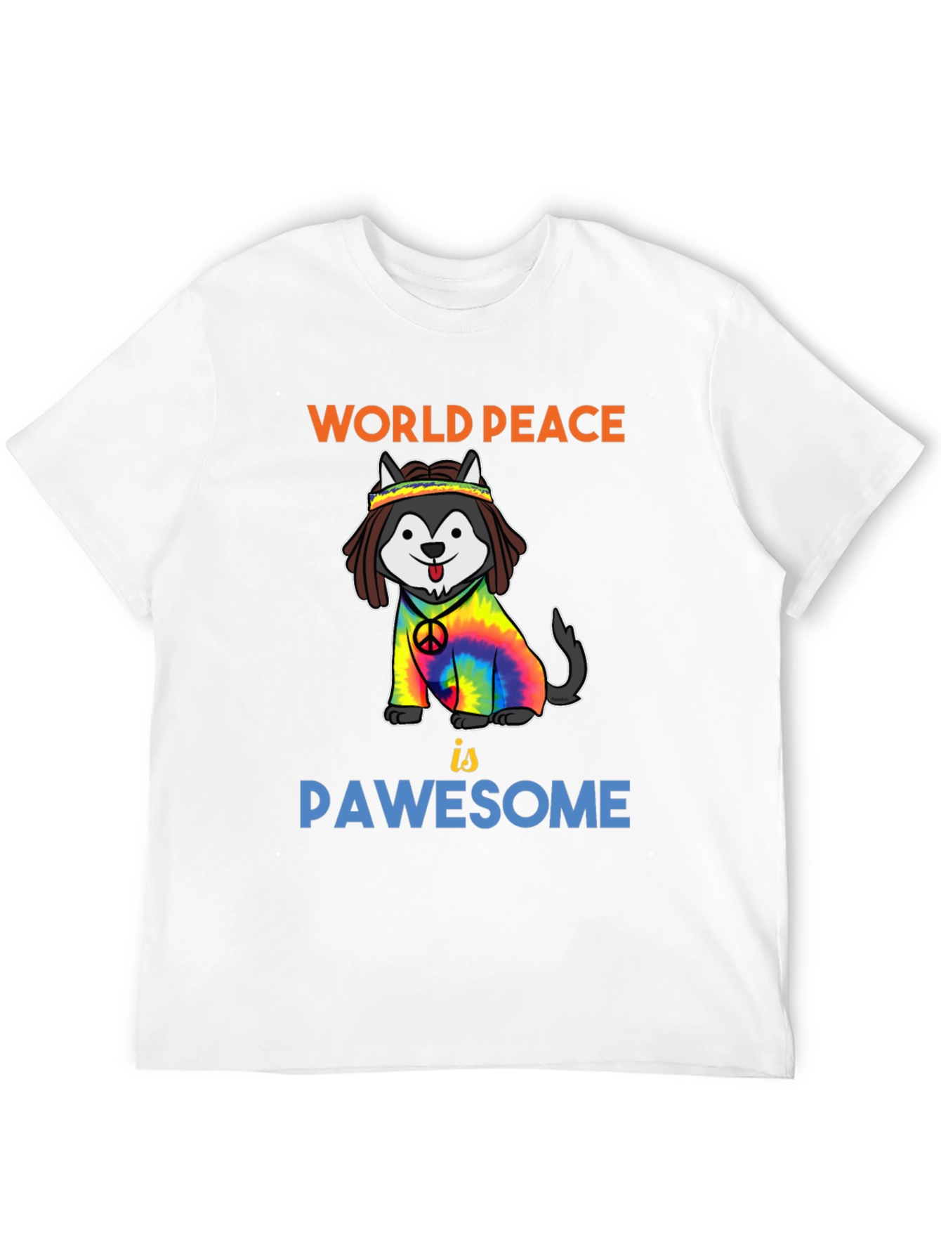 World Peace Pawsome Dog T-Shirt