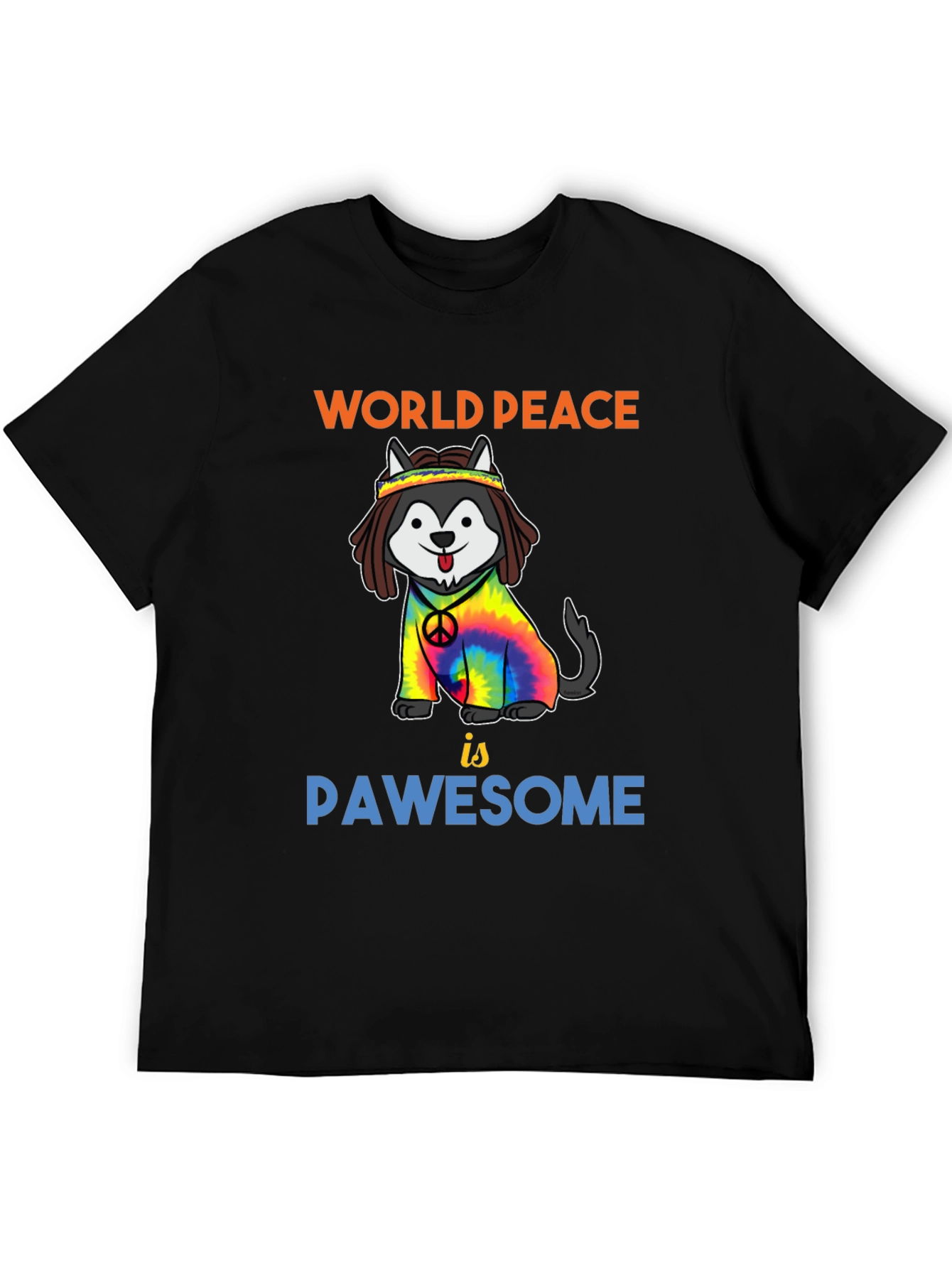 World Peace Pawsome Dog T-Shirt