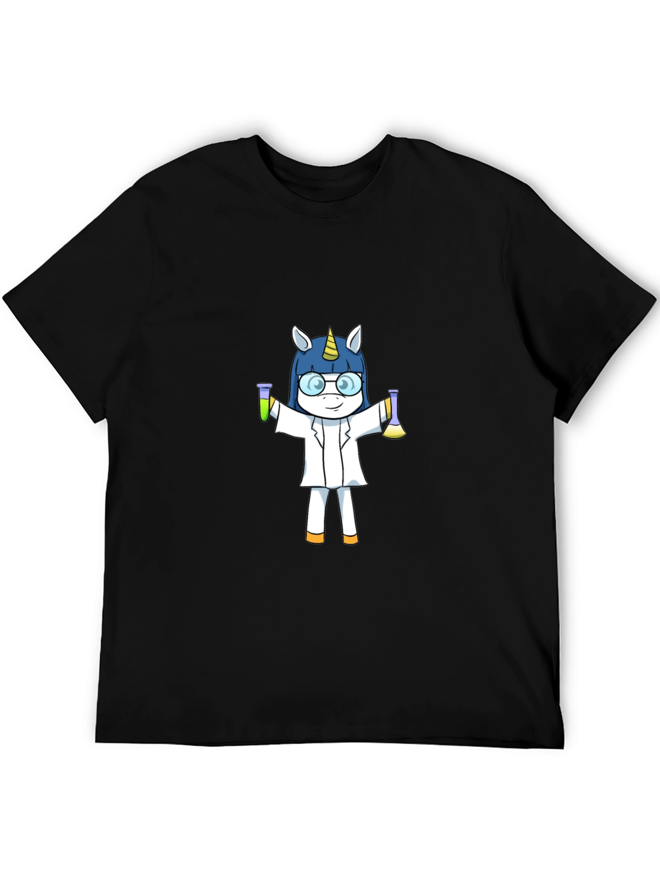 Unicorn Scientist Graphic T-Shirt