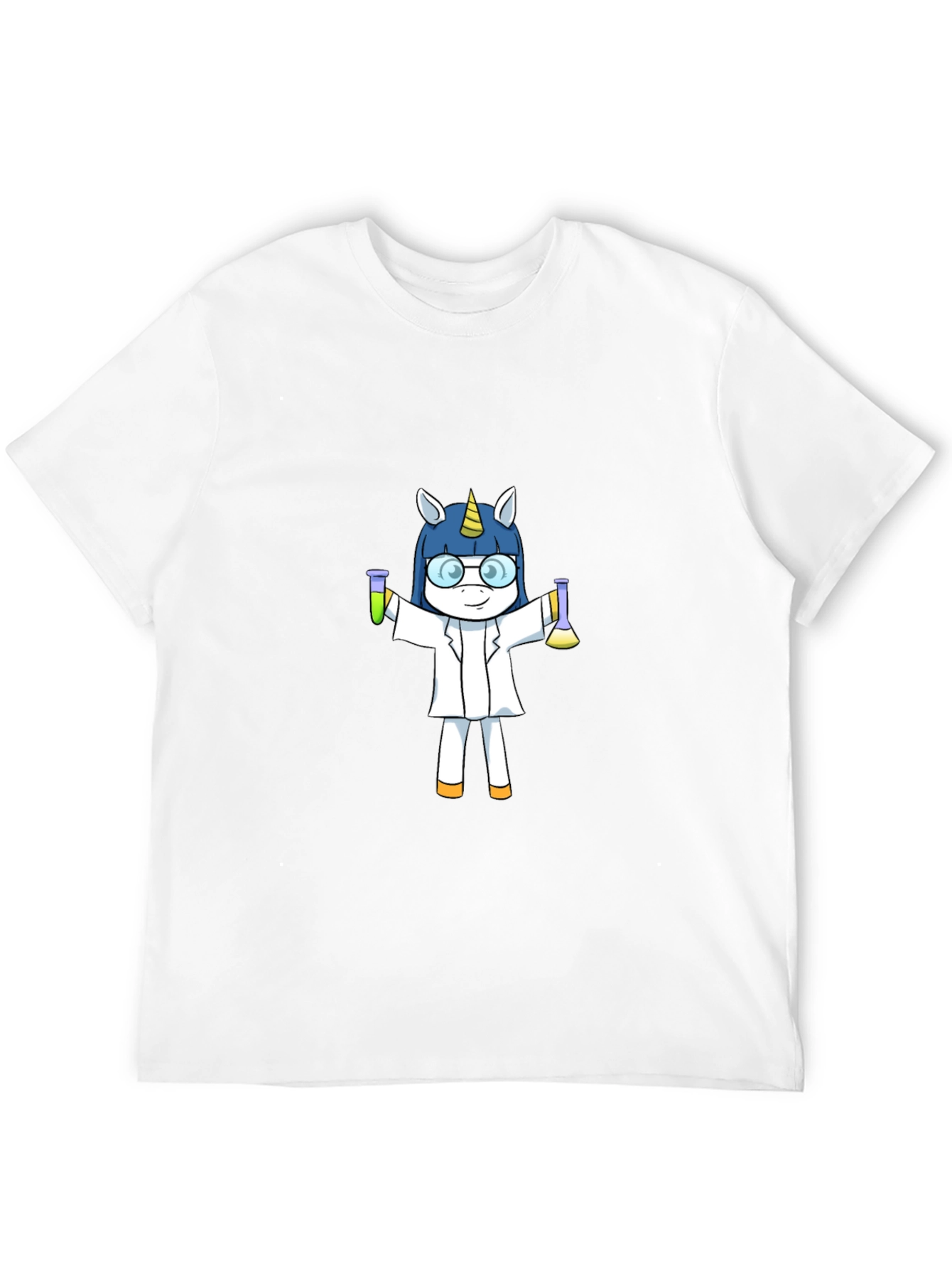 Unicorn Scientist Graphic T-Shirt