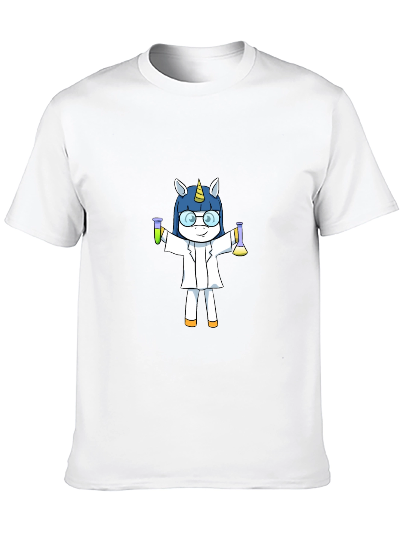 Unicorn Scientist Graphic T-Shirt