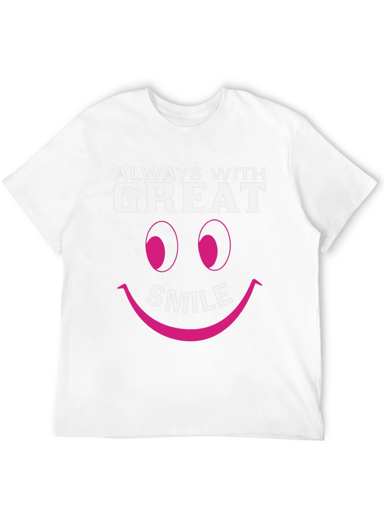 Always With Great Smile Black T-Shirt