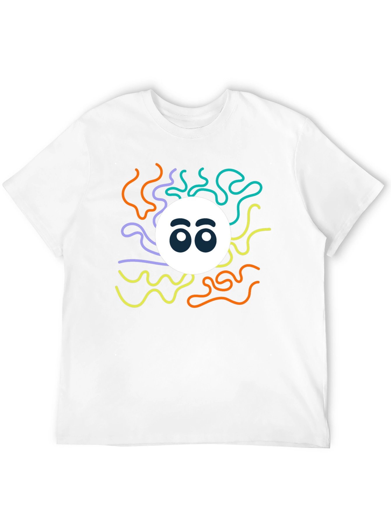 Funky Eyeball Graphic Black T-Shirt