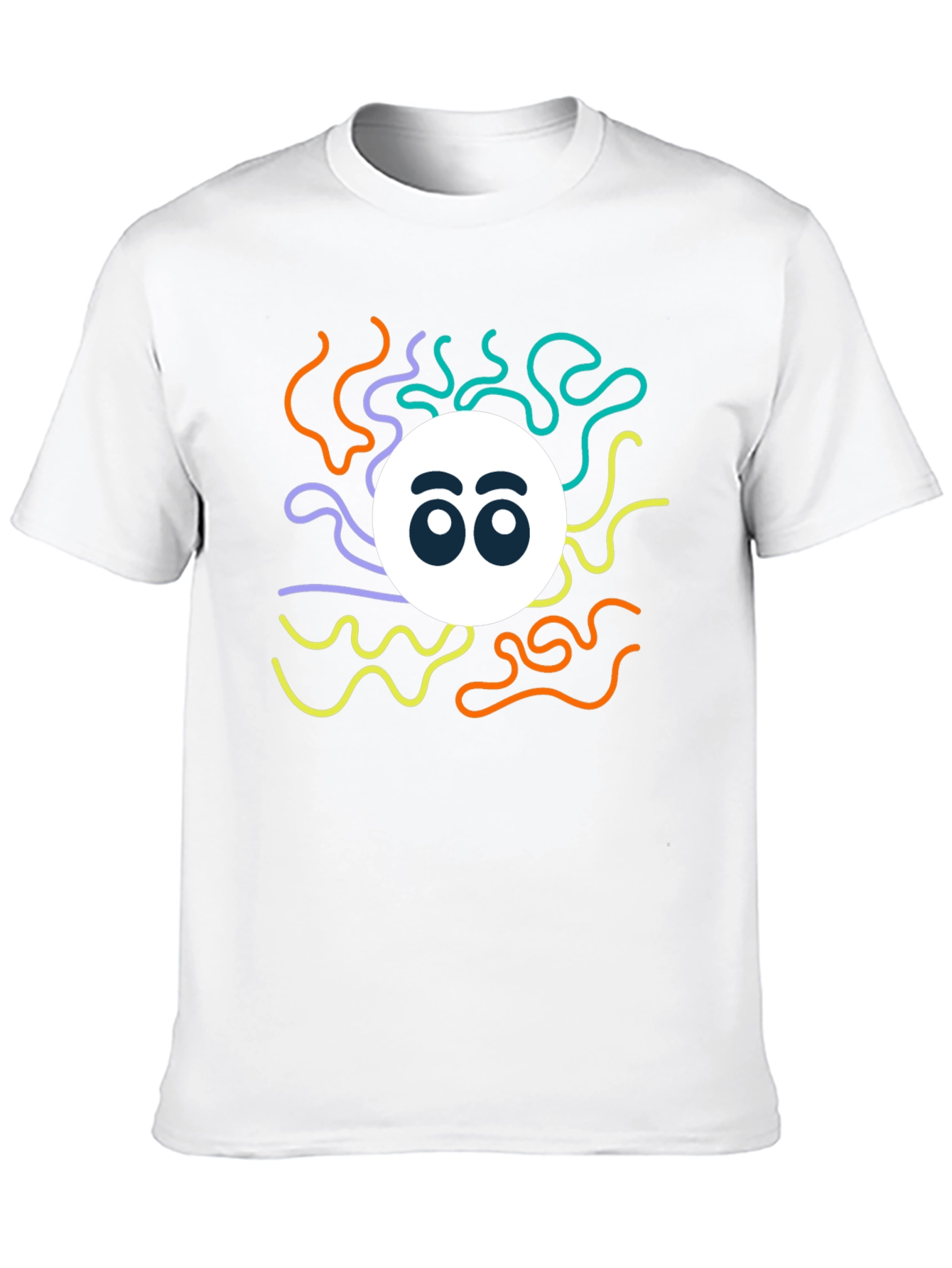 Funky Eyeball Graphic Black T-Shirt