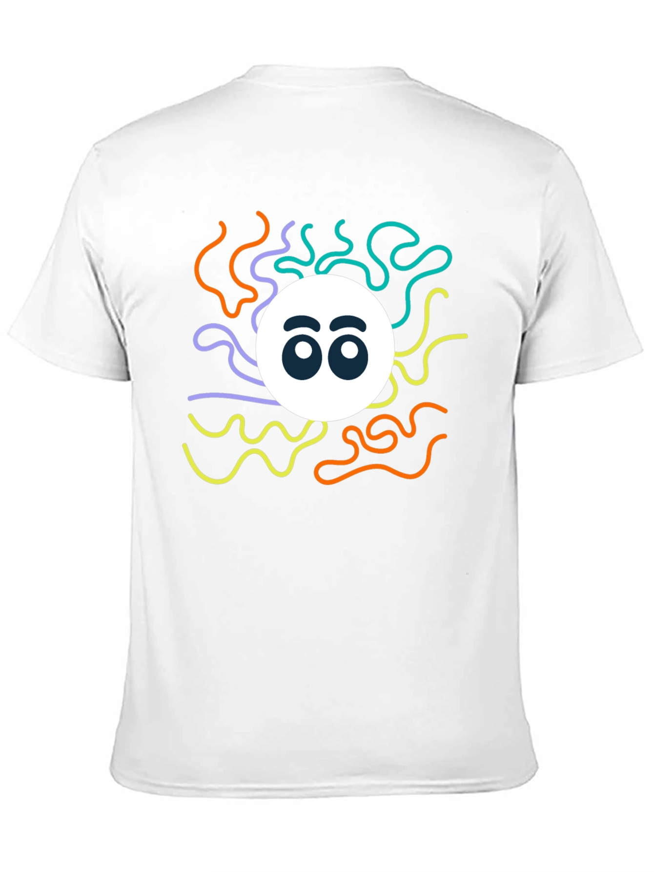 Funky Eyeball Graphic Black T-Shirt