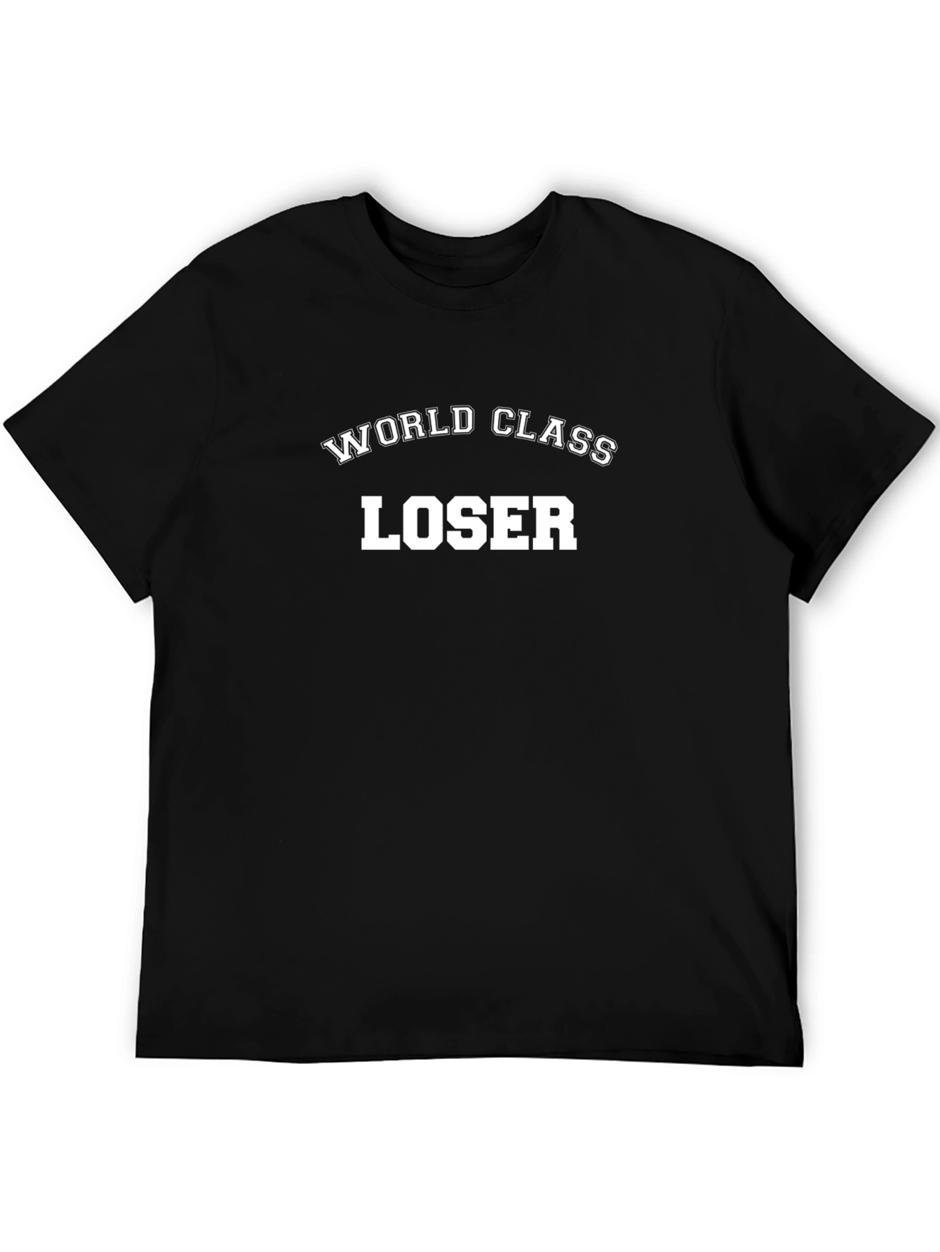 World Class Loser Black Graphic T-Shirt