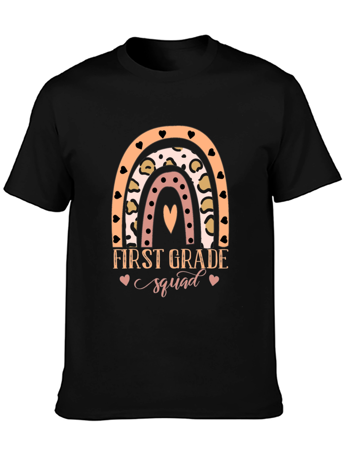 First Grade Squad Rainbow T-Shirt