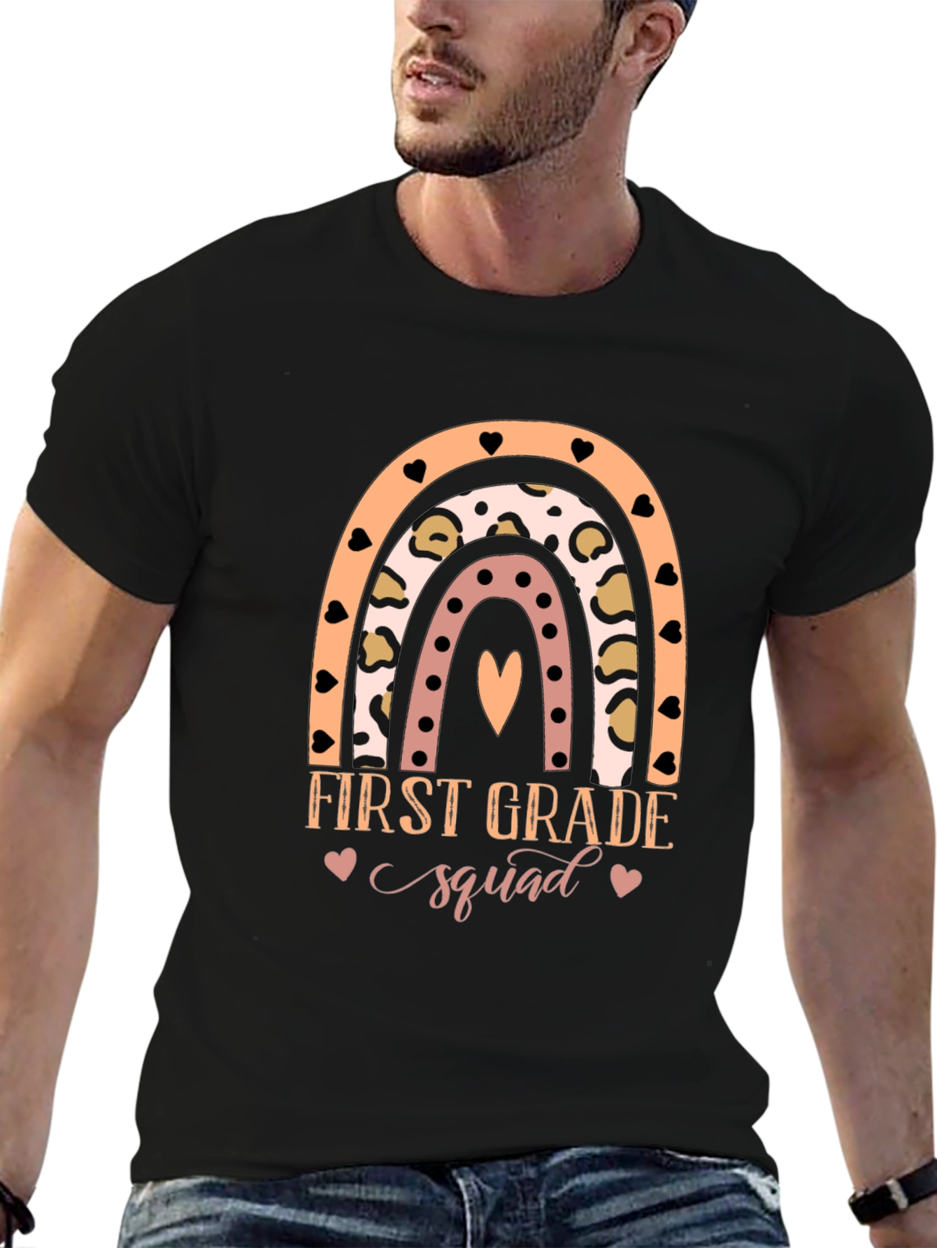 First Grade Squad Rainbow T-Shirt