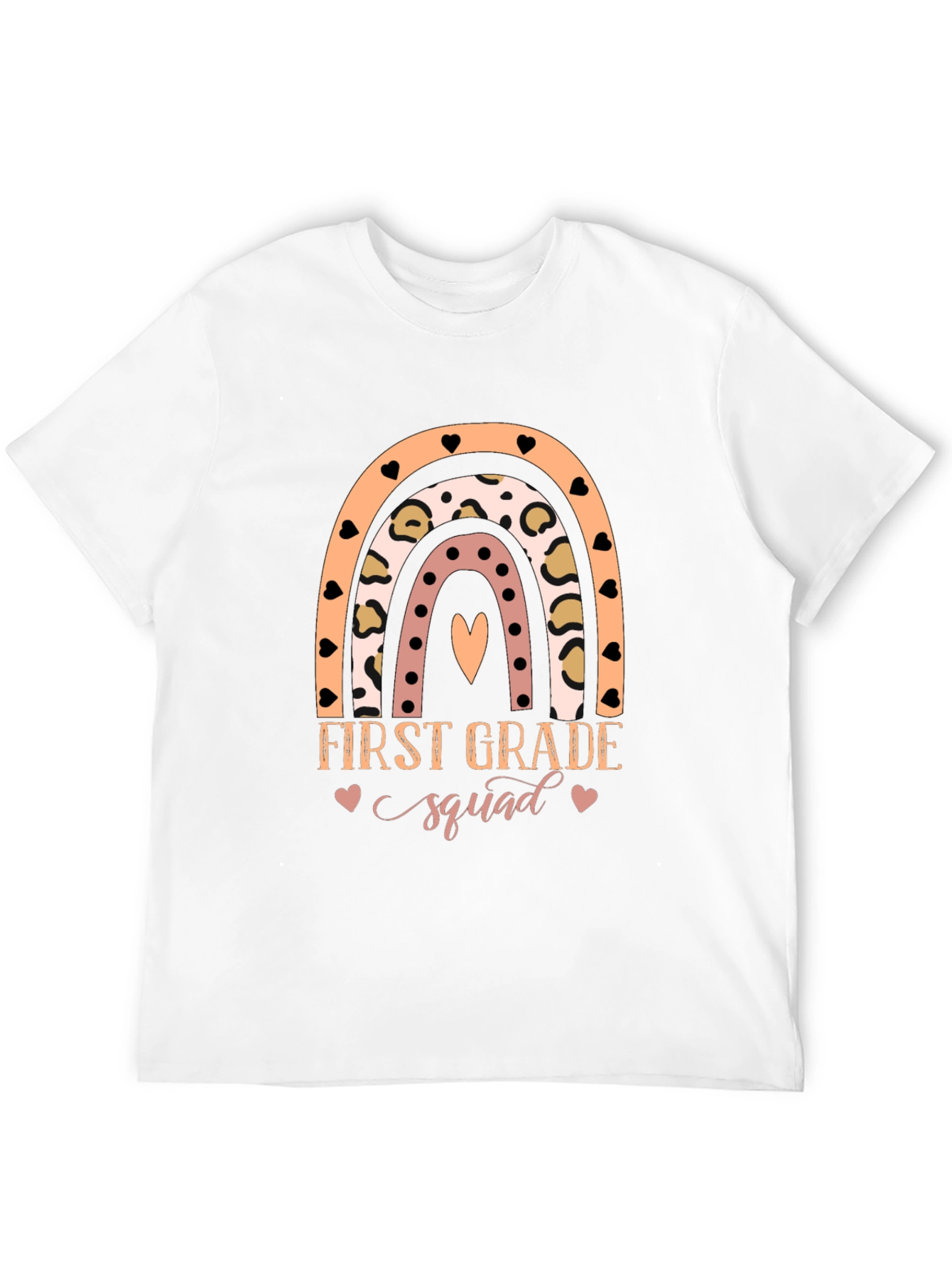 First Grade Squad Rainbow T-Shirt