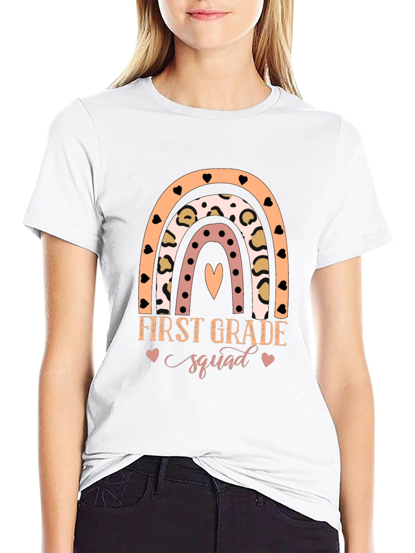 First Grade Squad Rainbow T-Shirt