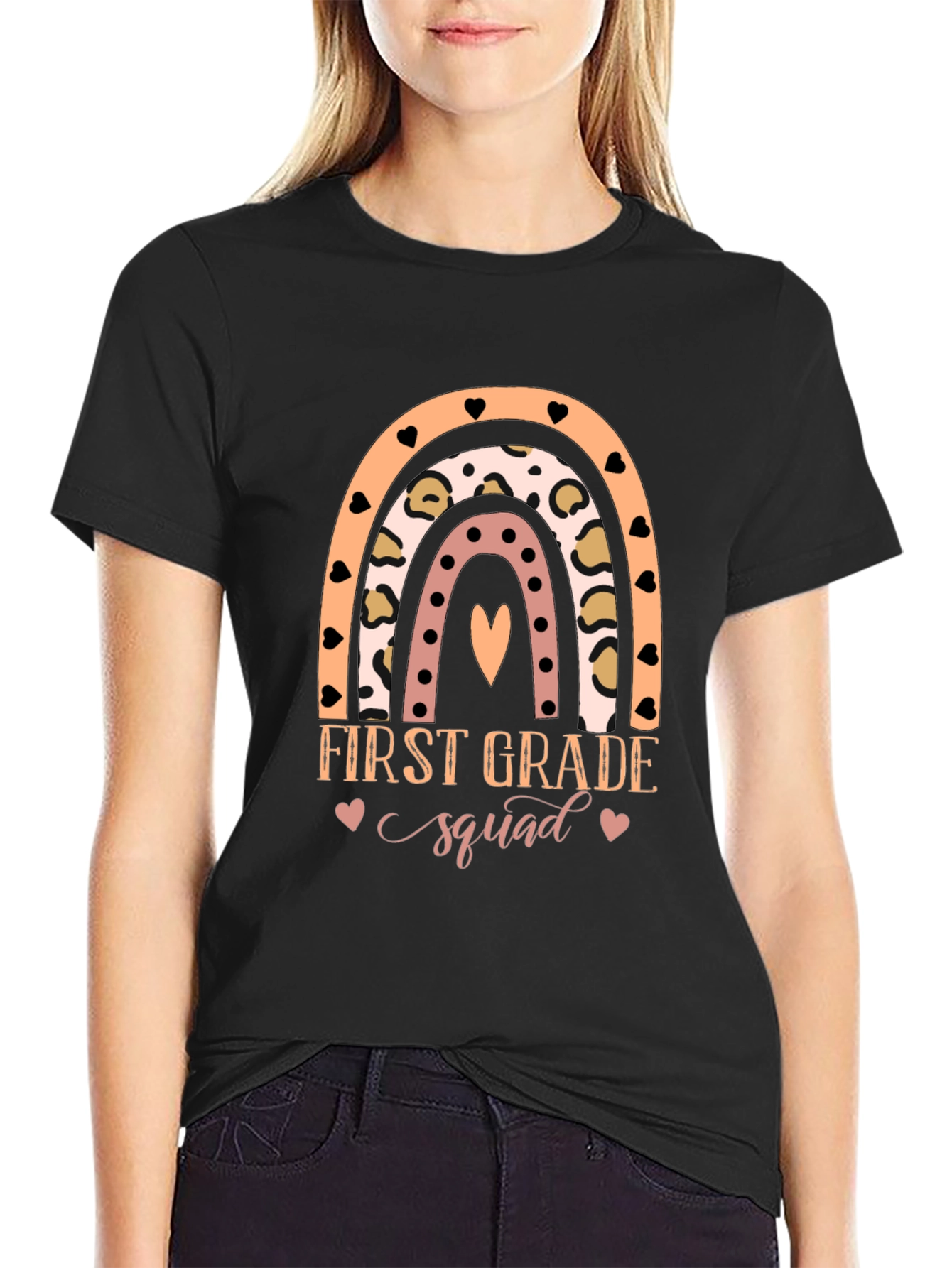 First Grade Squad Rainbow T-Shirt