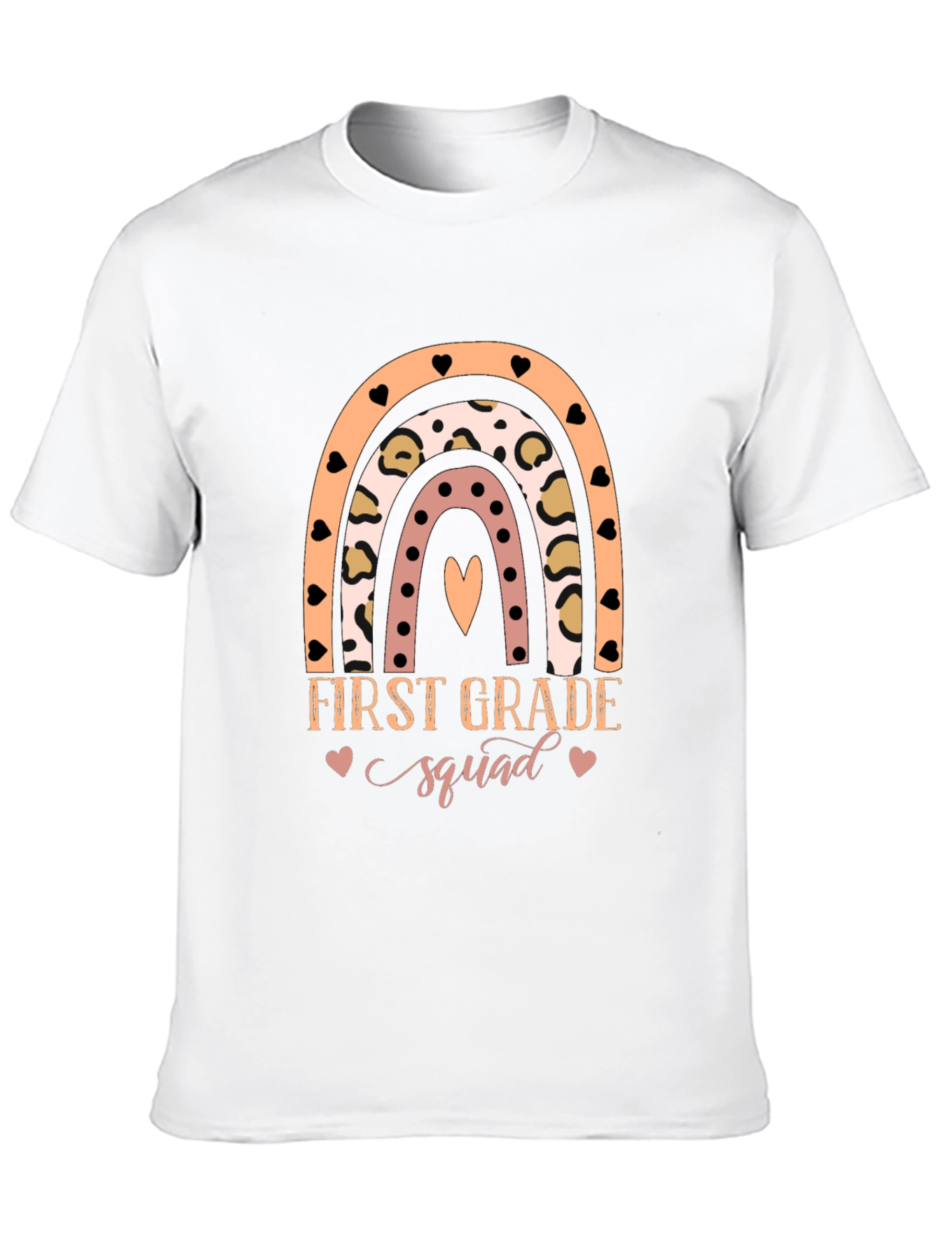 First Grade Squad Rainbow T-Shirt
