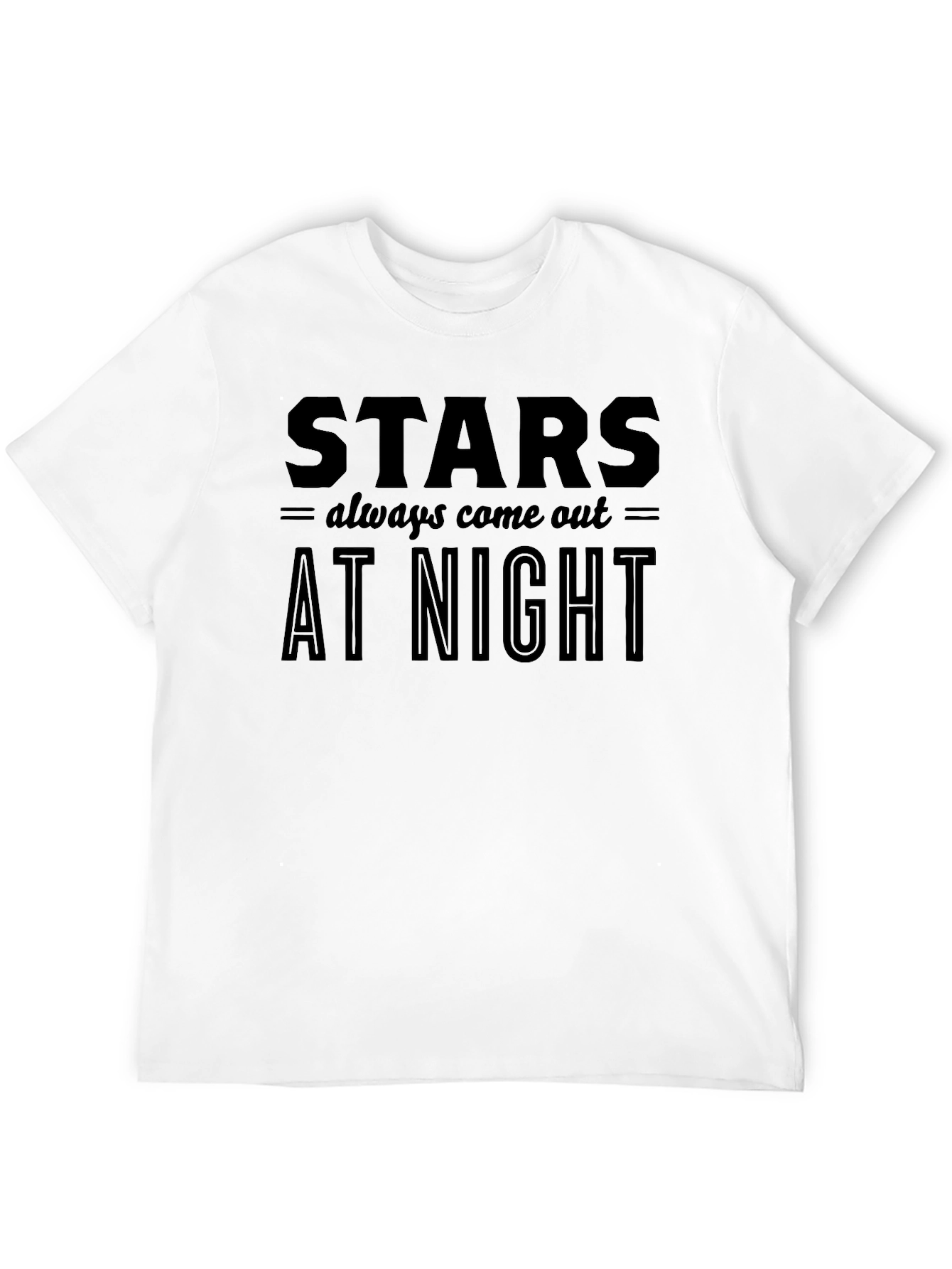 Stars Come Out At Night Graphic T-Shirt